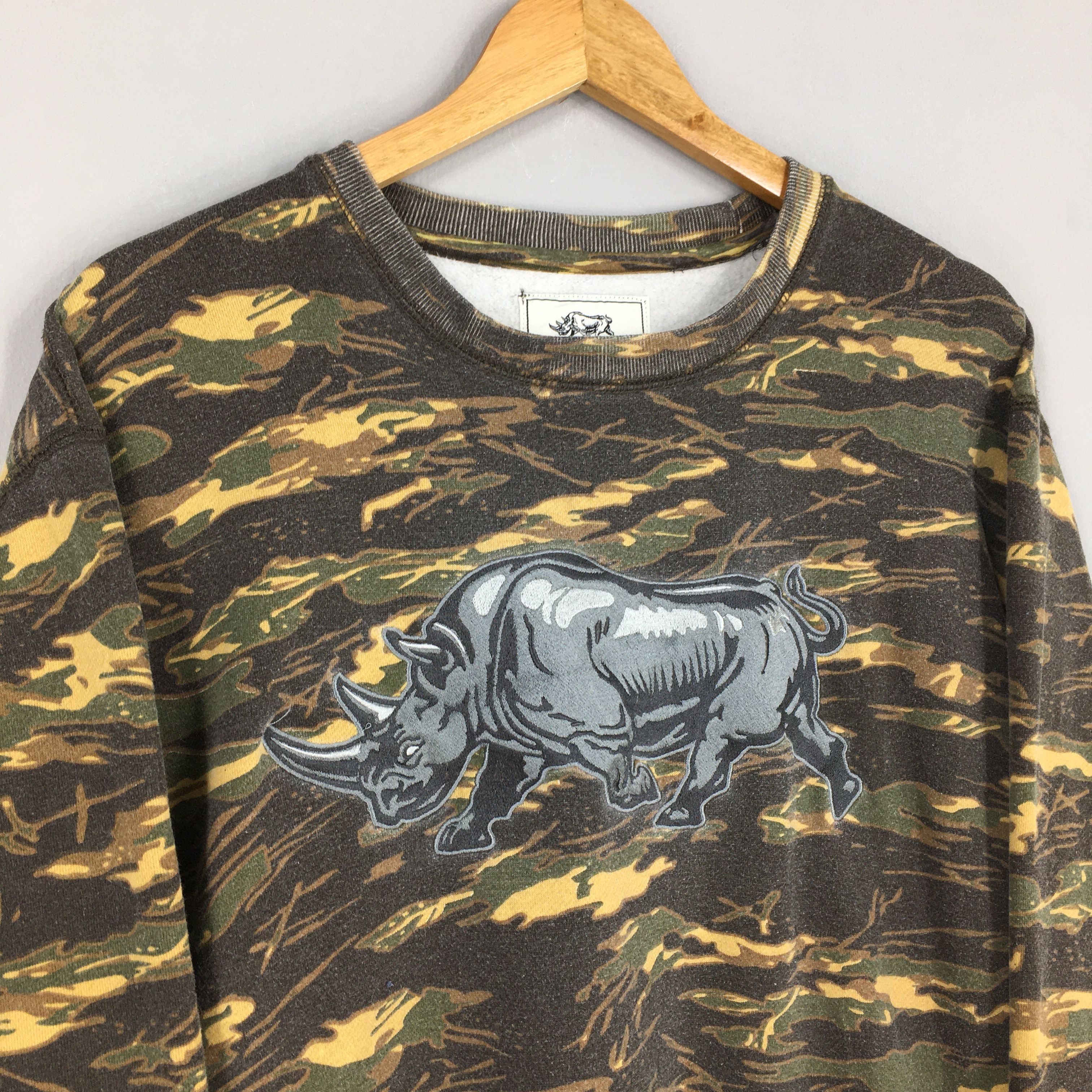 Ecko Unltd. × Vintage Vintage Ecko Function Camo Sweatshirt XLarge Size US XL / EU 56 / 4 - 3 Thumbnail