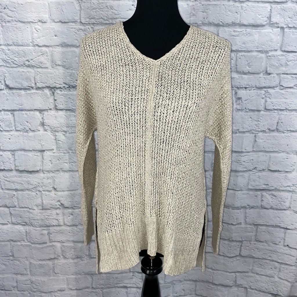 Other Universal thread vneck hi low sweater cream sz XS Size XS / US 0-2 / IT 36-38 - 11 Thumbnail