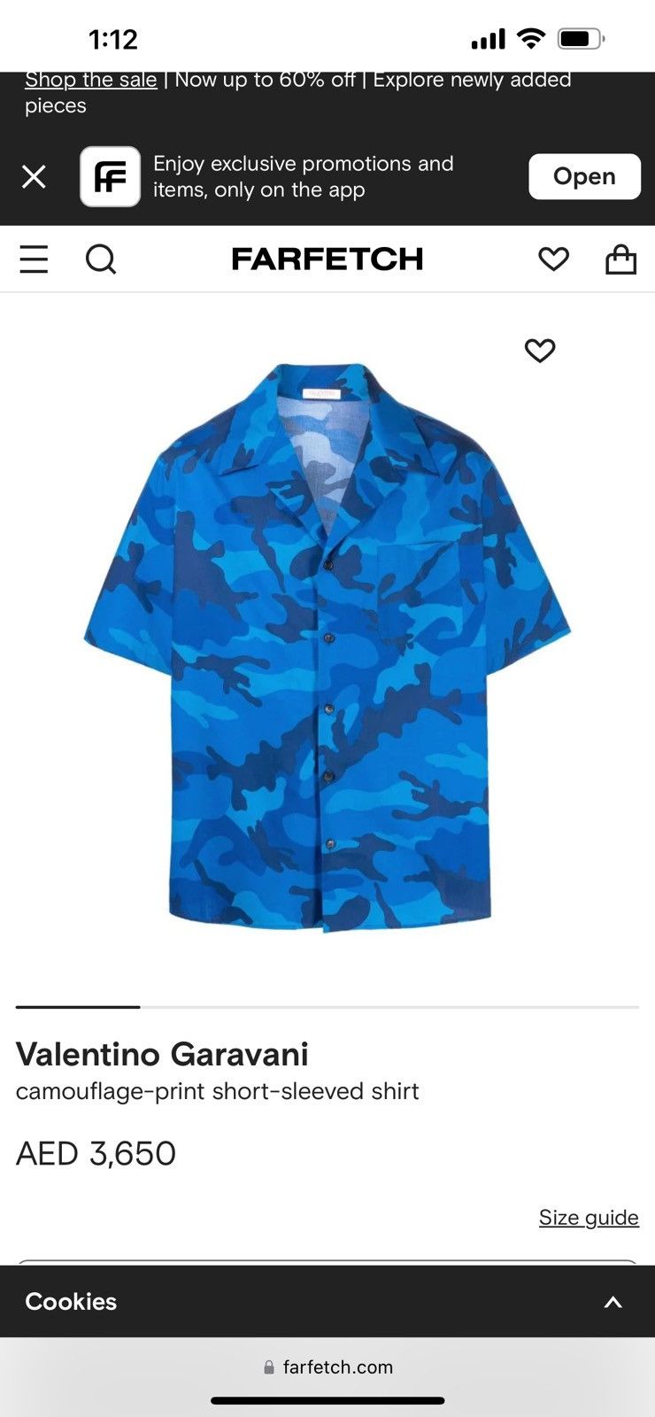 Valentino Valentino camouflage bowling shirt Size US M / EU 48-50 / 2 - 1 Thumbnail