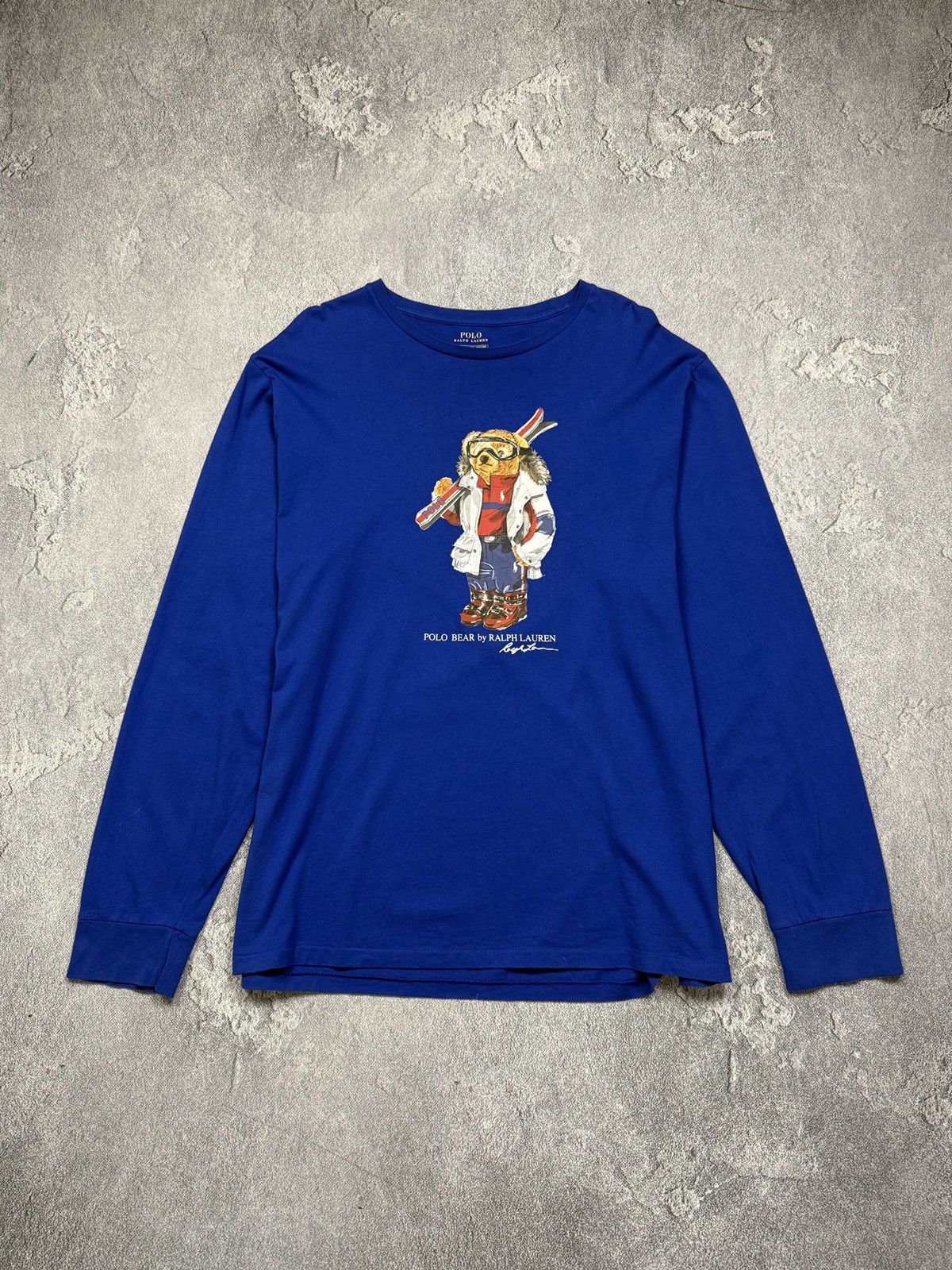 Polo Ralph Lauren Polo Ralph Lauren Polo Bear Long sleeve Tee Shirt Size US XXL / EU 58 / 5 - 1 Thumbnail