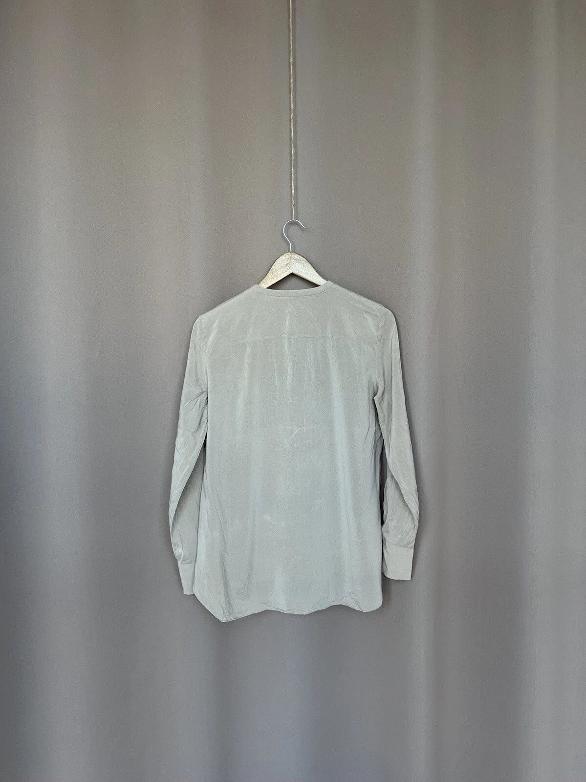 Brunello Cucinelli Brunello Cucinelli Silk Blouse Womens Size L Long Sleeve Size L / US 10 / IT 46 - 7 Thumbnail