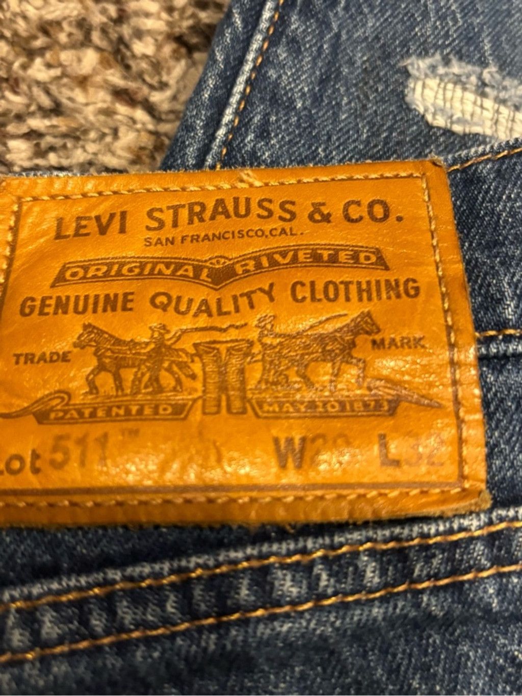 Levi's Levi's Men's 511 Slim Fit Jeans Size US 29 - 2 Thumbnail