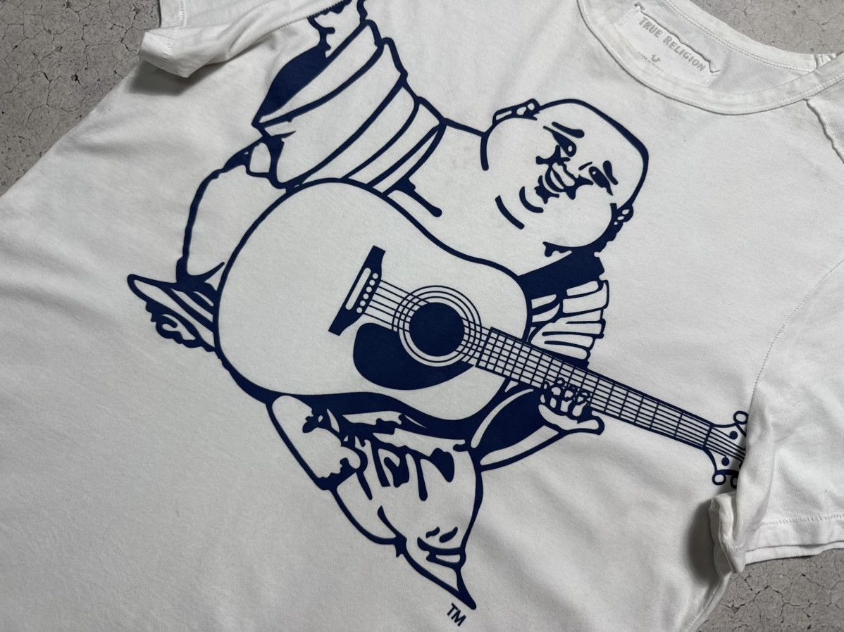 True Religion True Relgion Budha Vintage Big Logo T-Shirt Y2K White Size US XL / EU 56 / 4 - 5 Thumbnail