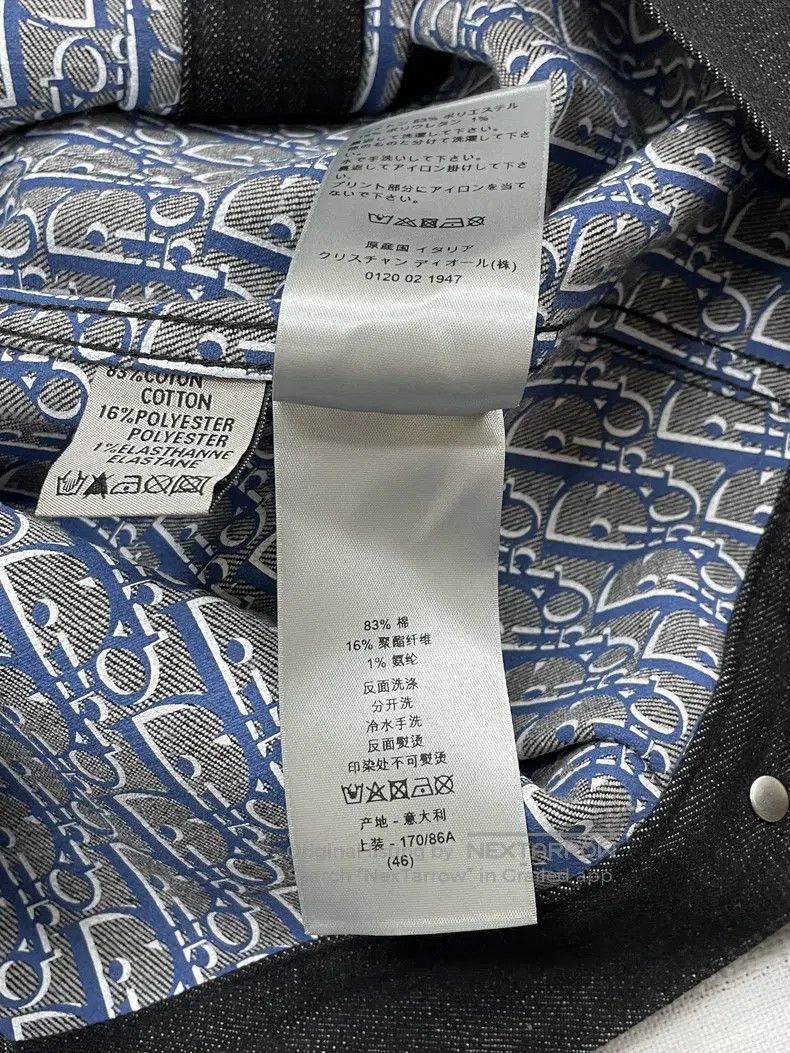 Dior Dior Denim jacket with a old flower inside Size US S / EU 44-46 / 1 - 7 Thumbnail