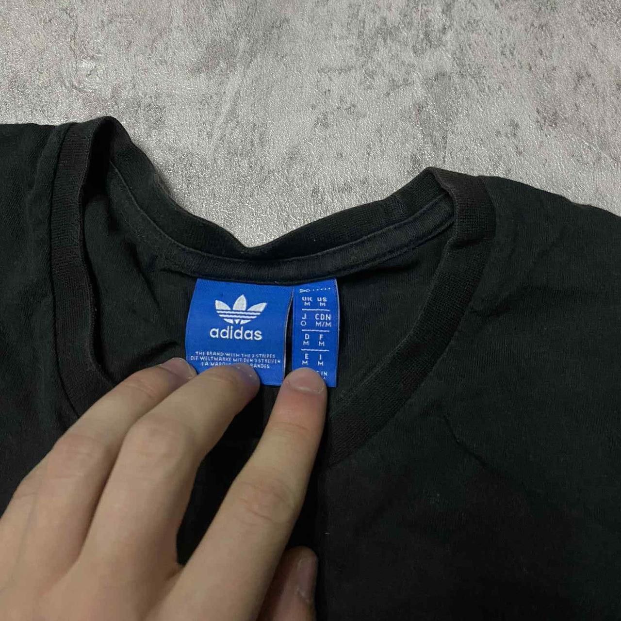 Adidas Adidas black and blue Original tee #AdidasTee Size US M / EU 48-50 / 2 - 3 Thumbnail