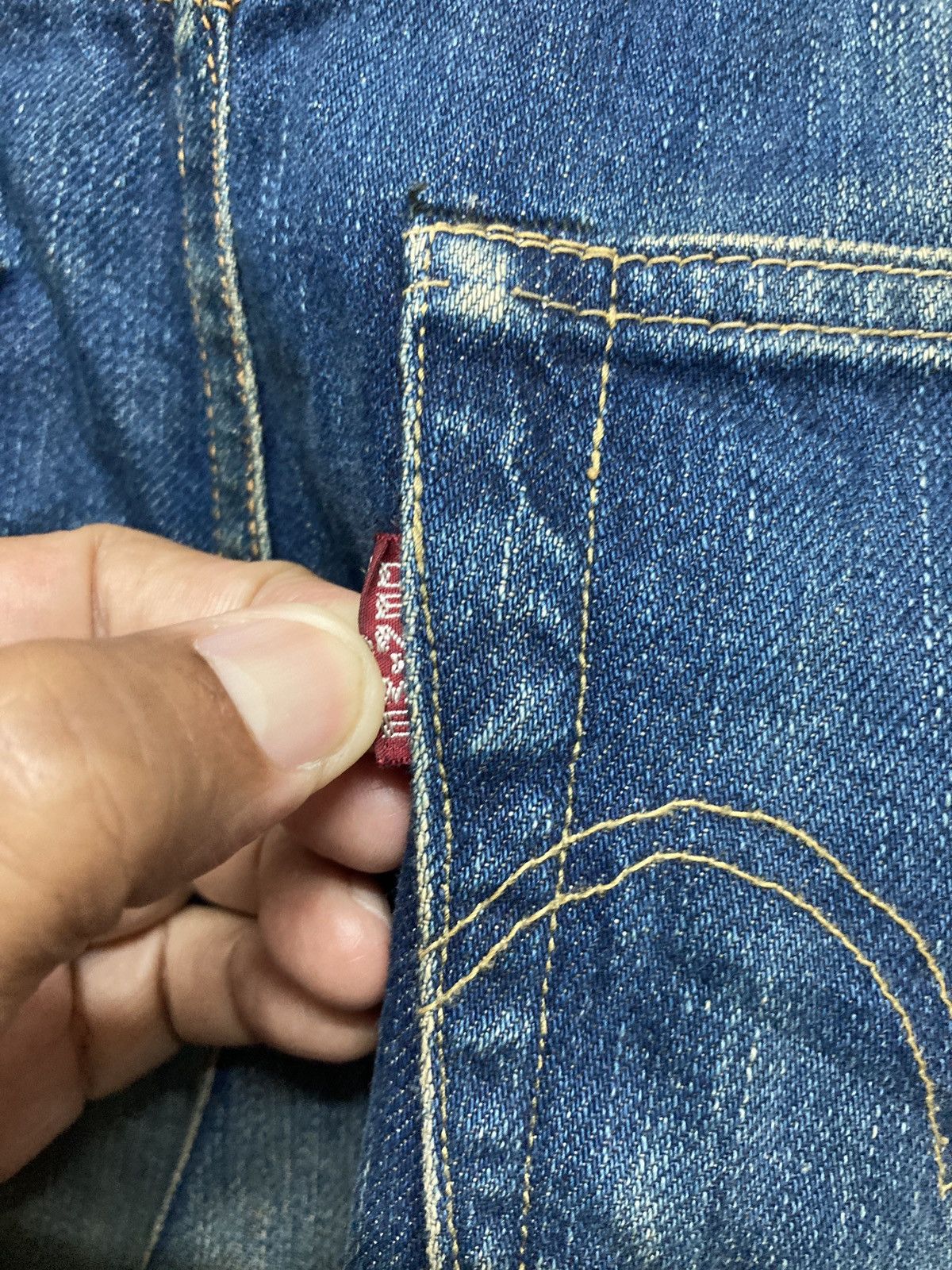 Japanese Brand Vintage Denime selvedge Japan jean Size US 26 / EU 42 - 12 Thumbnail