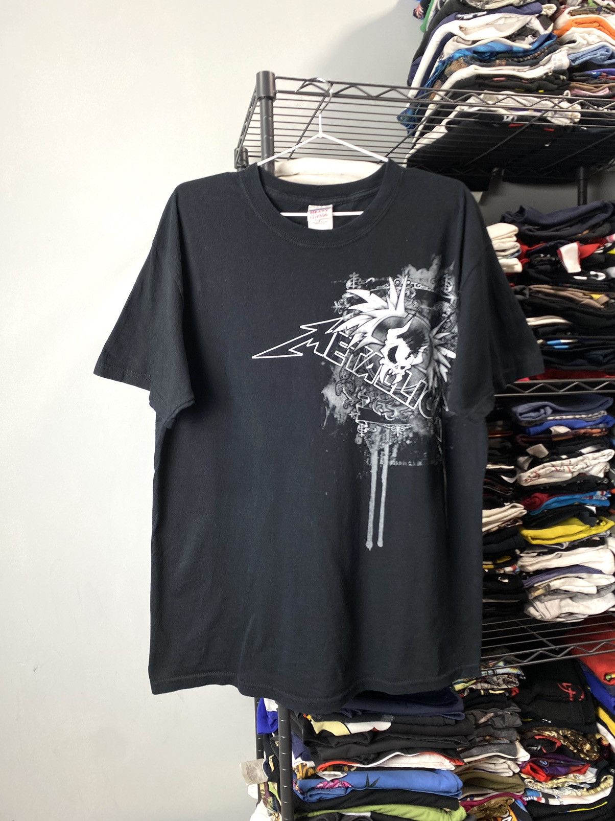Band Tees Rare! Vintage 2000’s Metallica Skull Band T Shirt Size US L / EU 52-54 / 3 - 1 Thumbnail