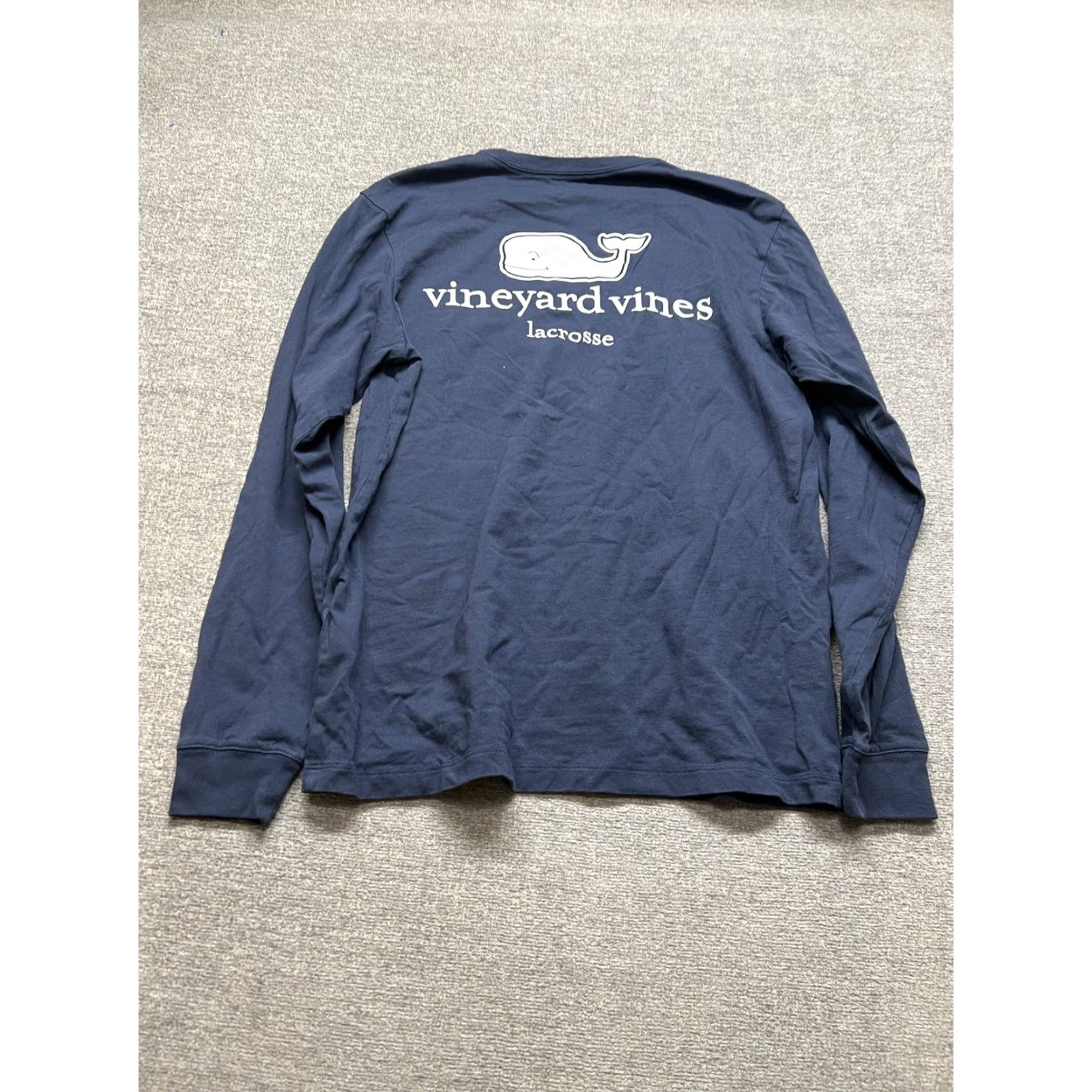 Vineyard Vines Vineyard Vines Men's XS Blue Graphic Long Sleeve Pocket Tee Shirt Size US XS / EU 42 / 0 - 7 Thumbnail