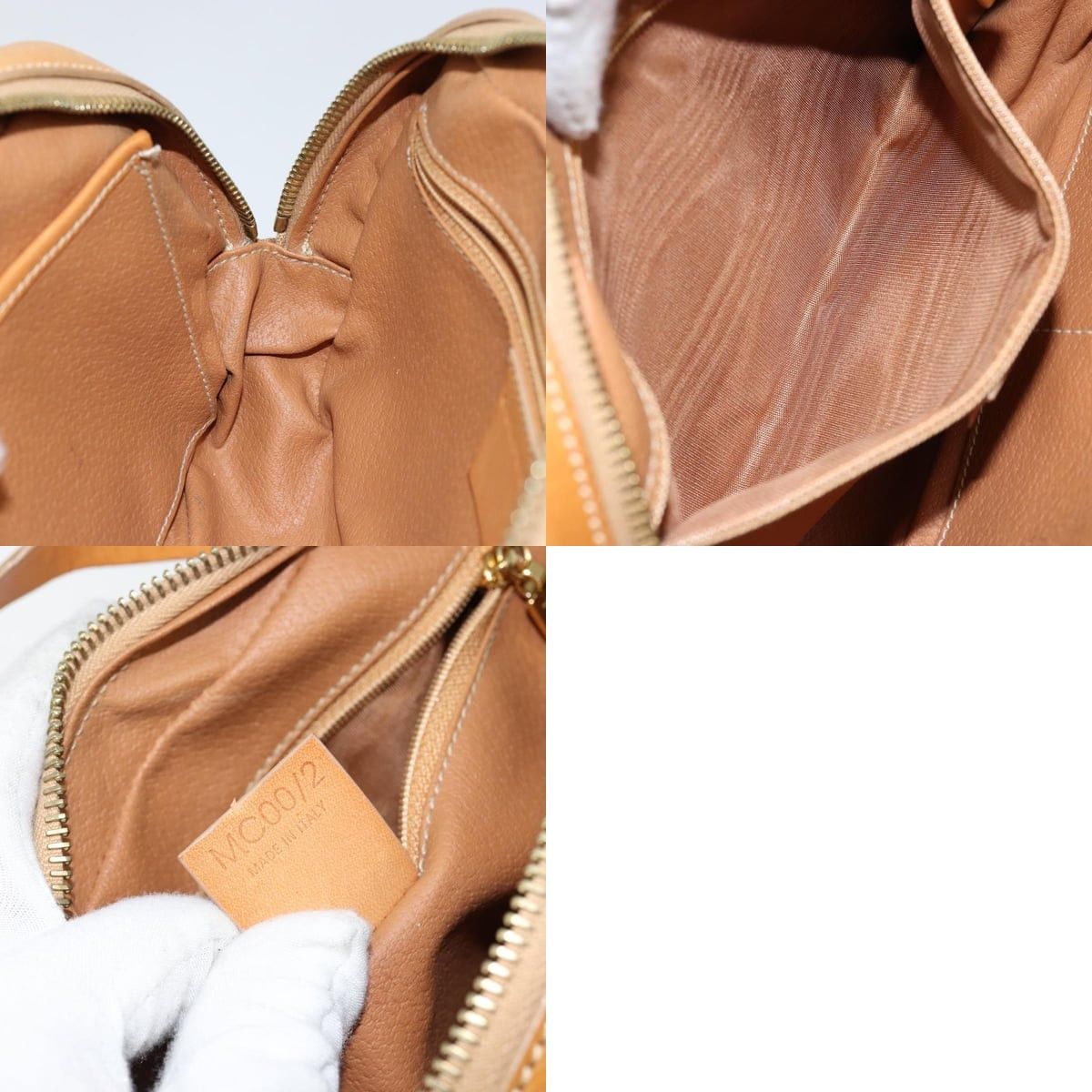 Celine CELINE Macadam Canvas Hand Bag Pvc Beige Gold Size ONE SIZE - 12 Thumbnail