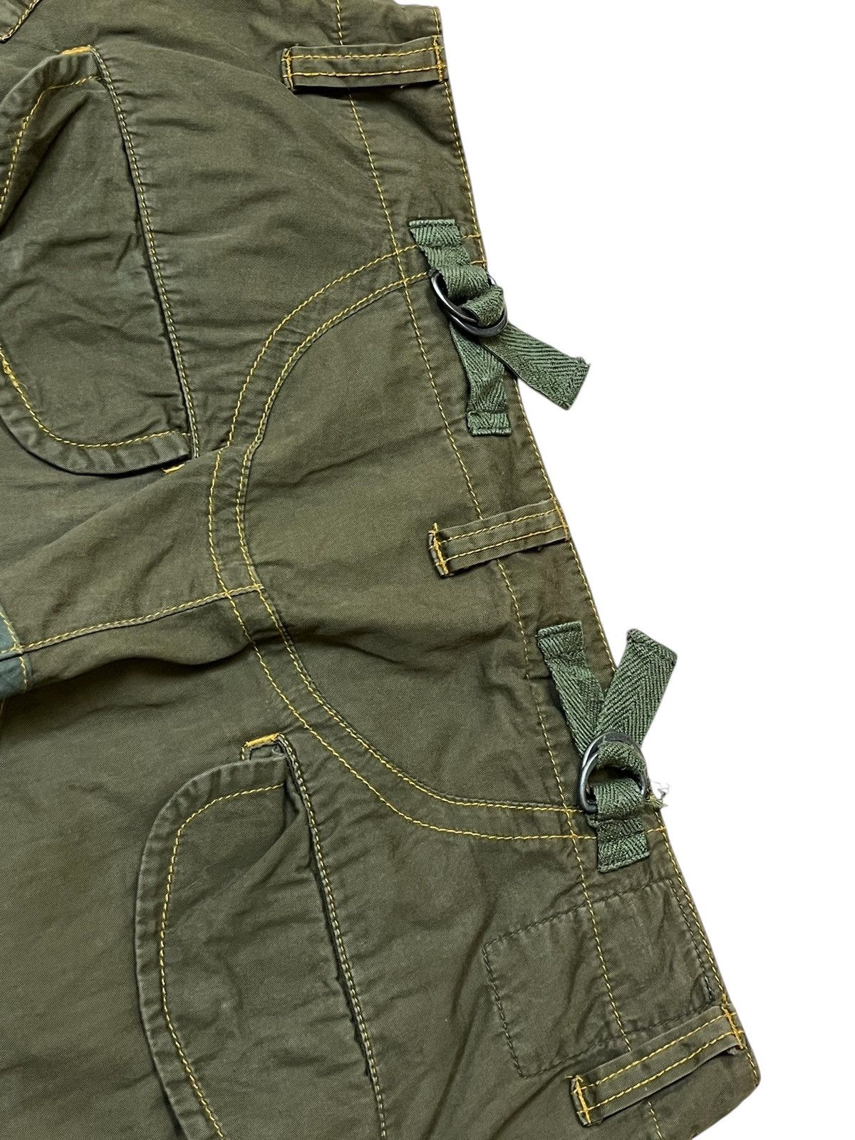 Japanese Brand Japanese CRYSTAL BUSH bondage military style cargo pant Size US 33 - 12 Thumbnail