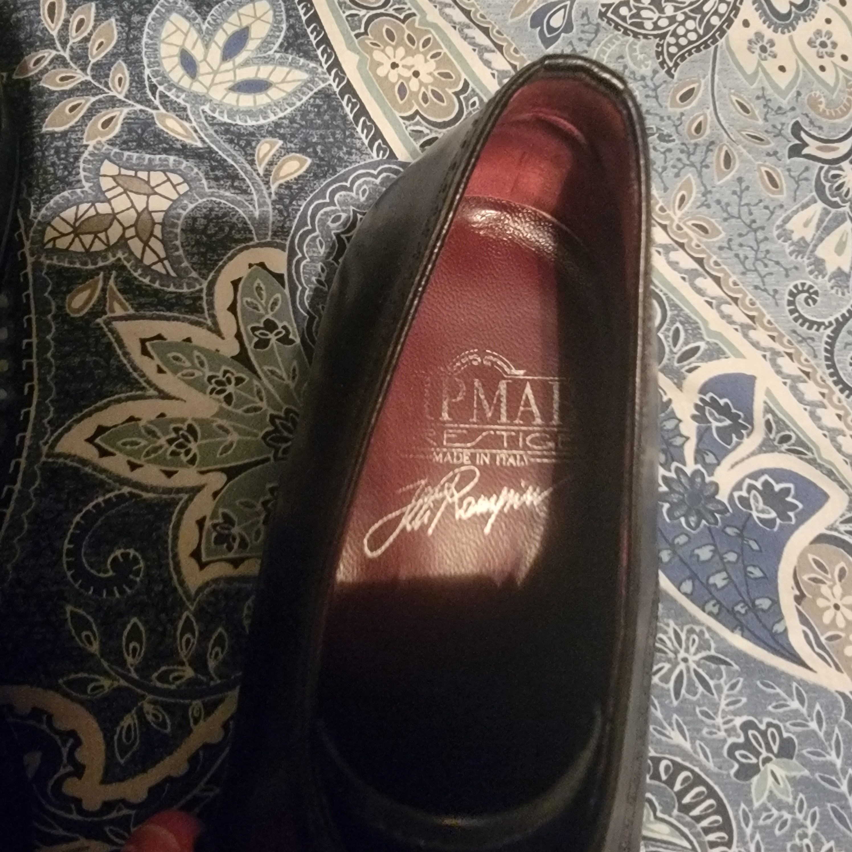 Other Nipmar Men’s Shoes RARE Custom Black Genuine Leather Size US 9 / EU 42 - 3 Thumbnail