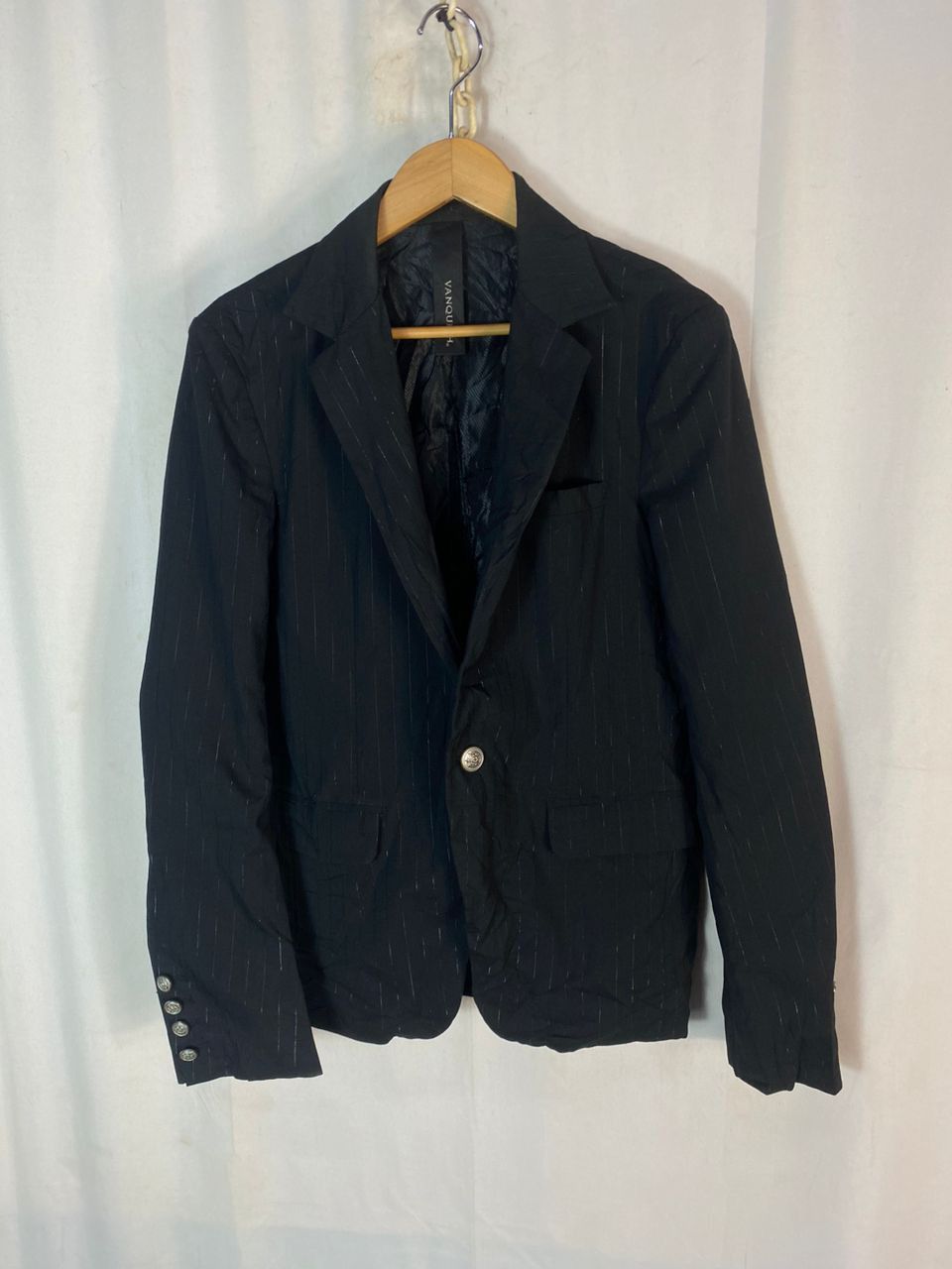 Designer × Vanquish Vanquish stripe blazer jacket Size US S / EU 44-46 / 1 - 15 Thumbnail