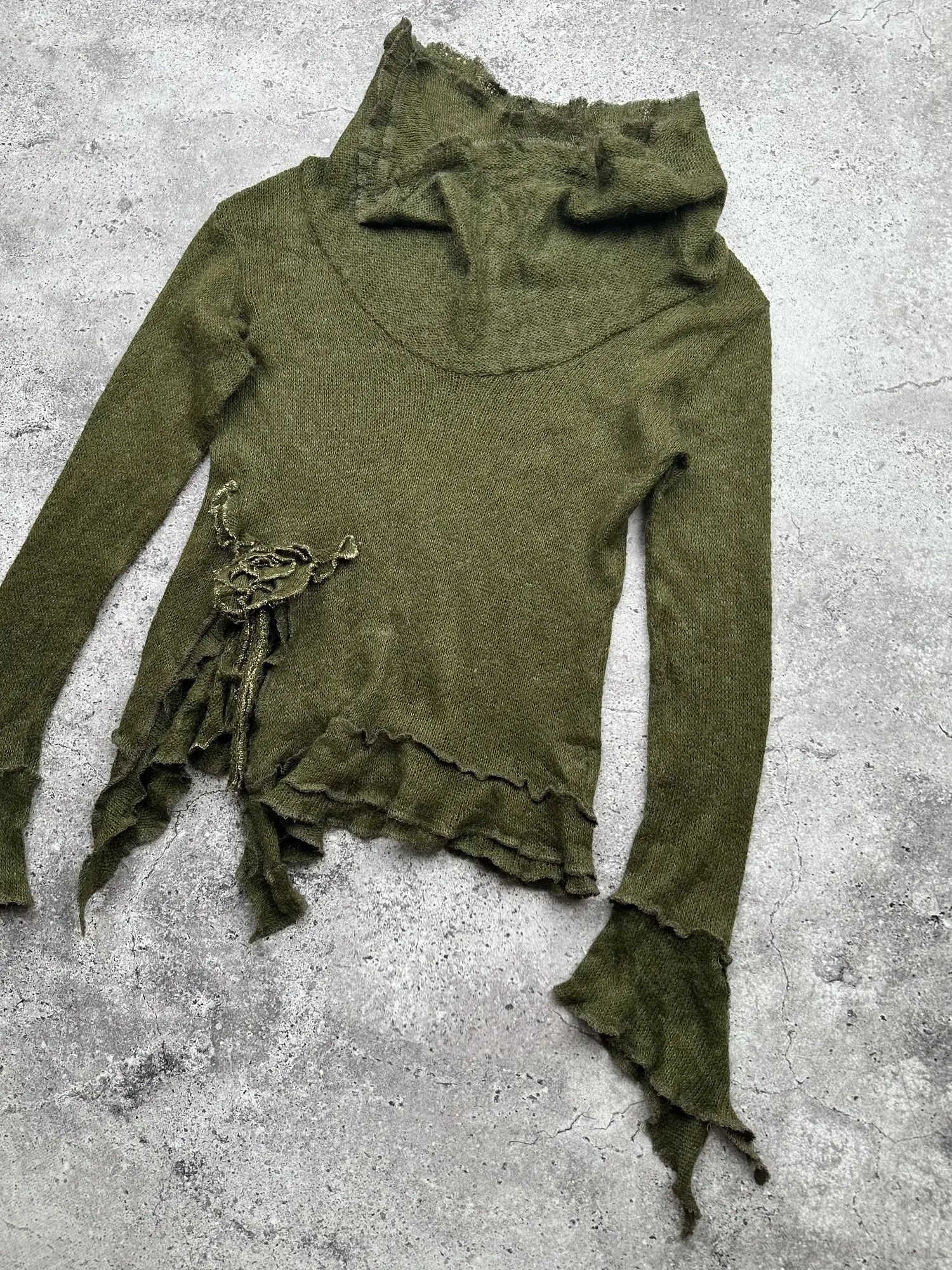 Japanese Brand Vintage Assymetry Blouse C79(V445) Size M / US 6-8 / IT 42-44 - 3 Thumbnail