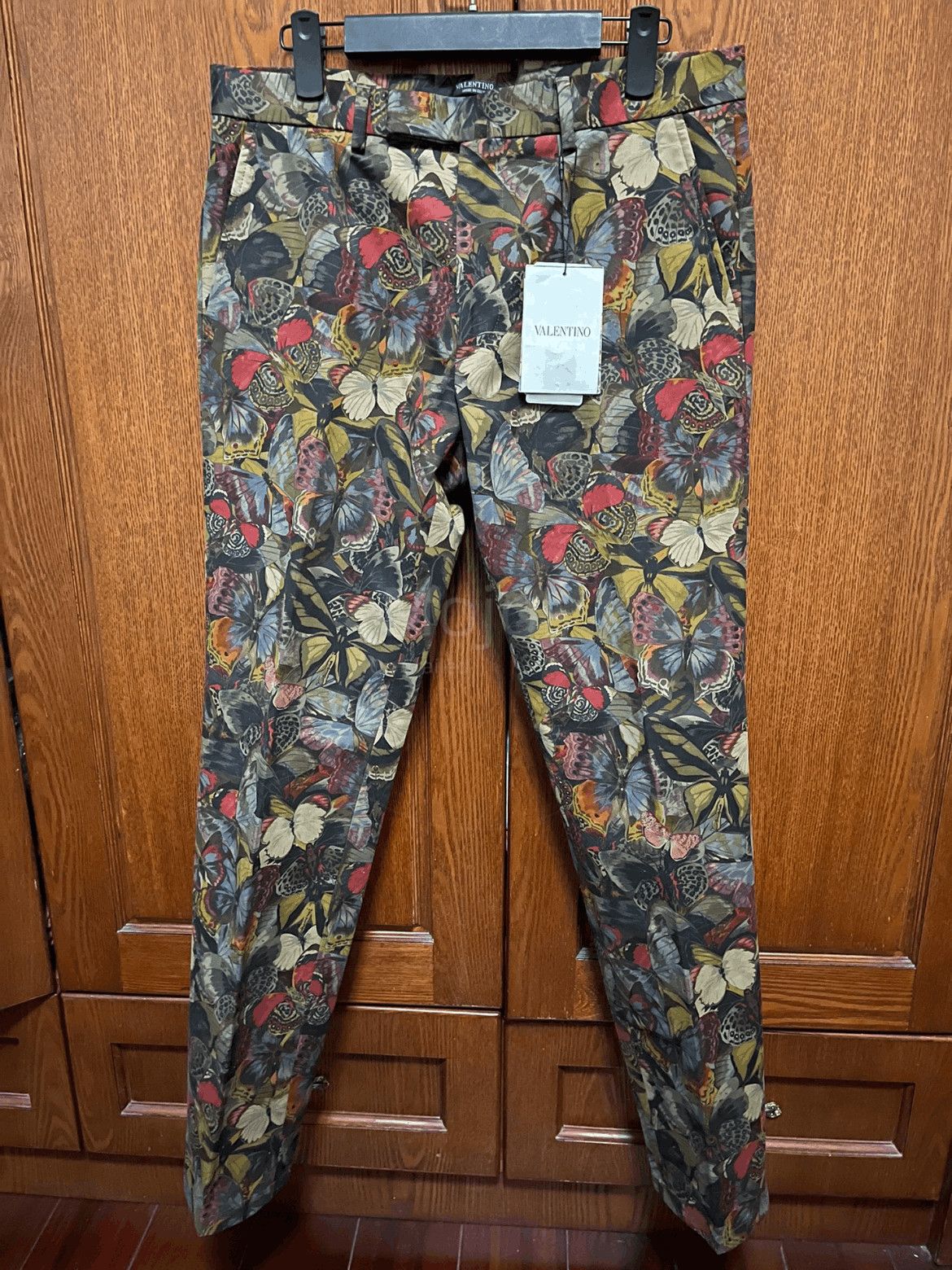 Valentino Sz 44 Valentino Butterfly Pattern Trousers-2508 Size US 28 / EU 44 - 1 Thumbnail