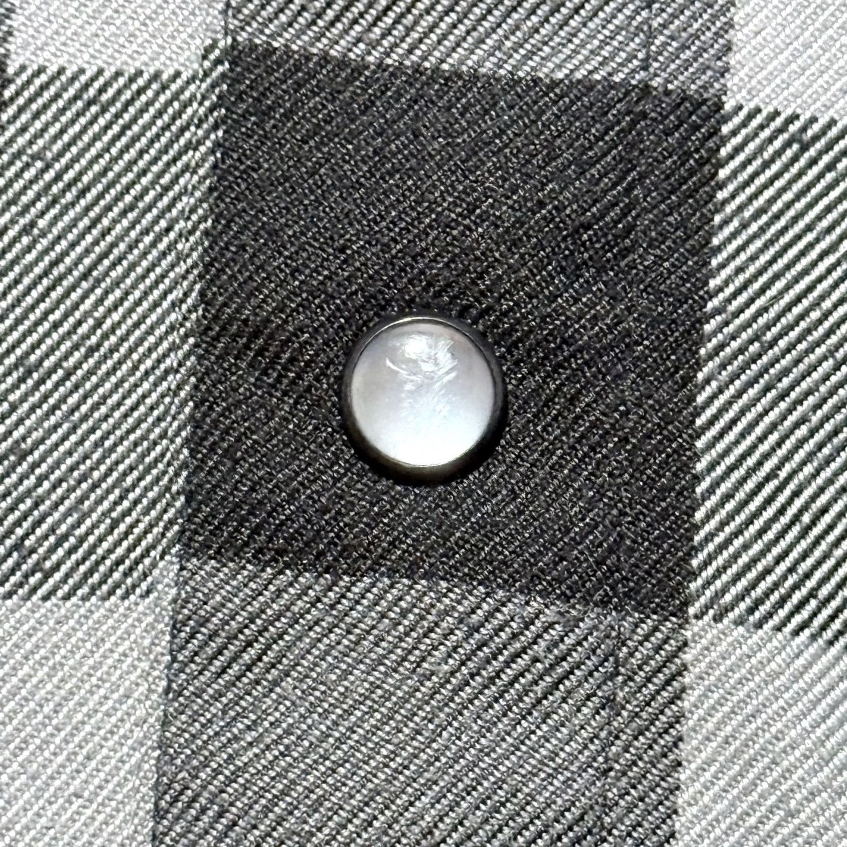 Vintage Dixxon Flannel Co. 1911 Shirt Men Gray Black Plaid Pearl Snap Long Sleeve XS Size US XS / EU 42 / 0 - 7 Thumbnail
