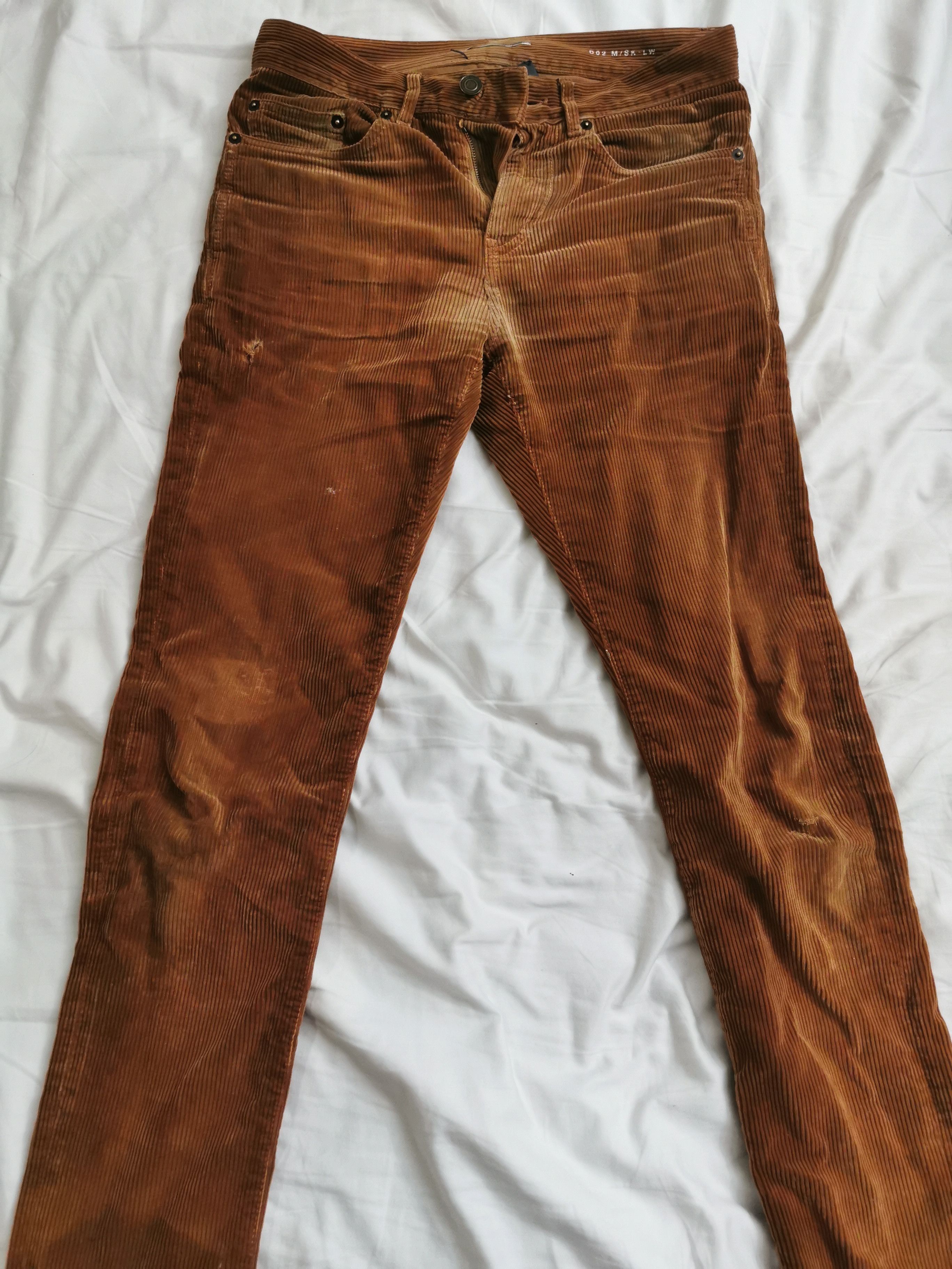 Hedi Slimane × Saint Laurent Paris SLP Brown Corduroy denim Size US 26 / EU 42 - 1 Thumbnail