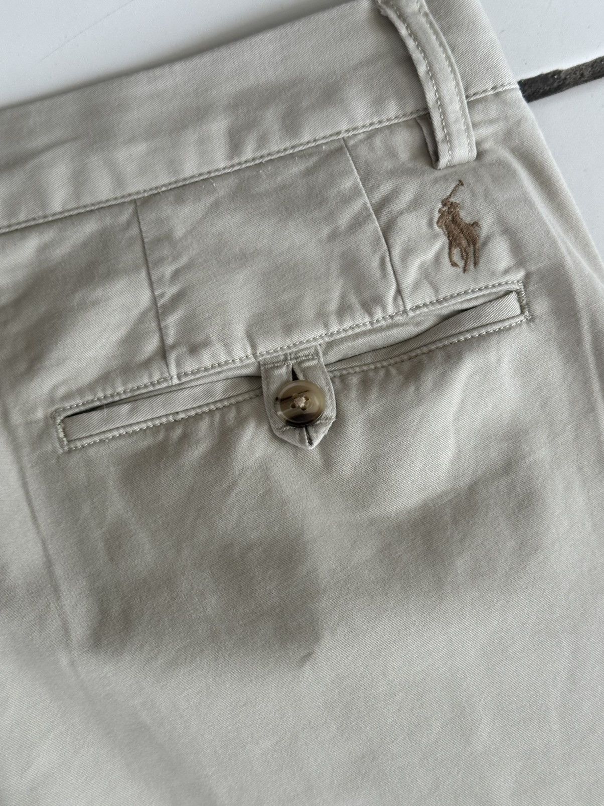 Polo Ralph Lauren Polo Ralph Lauren Vintage Beige Chino Pants Size US 33 - 2 Thumbnail