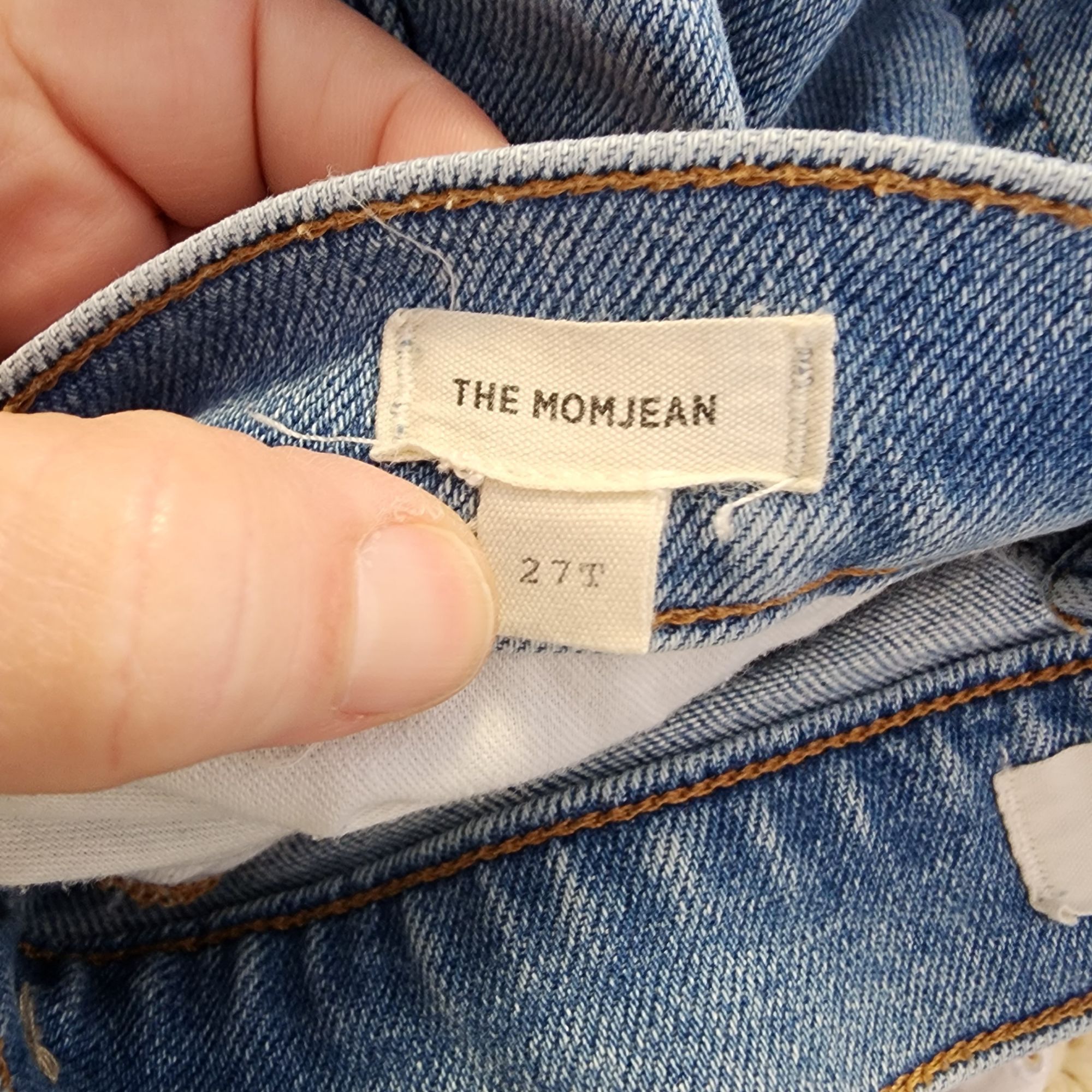 Madewell Madewell The Mom Jean Light Wash Denim Jeans 27T High Waist Size 27" / US 4 / IT 40 - 5 Thumbnail