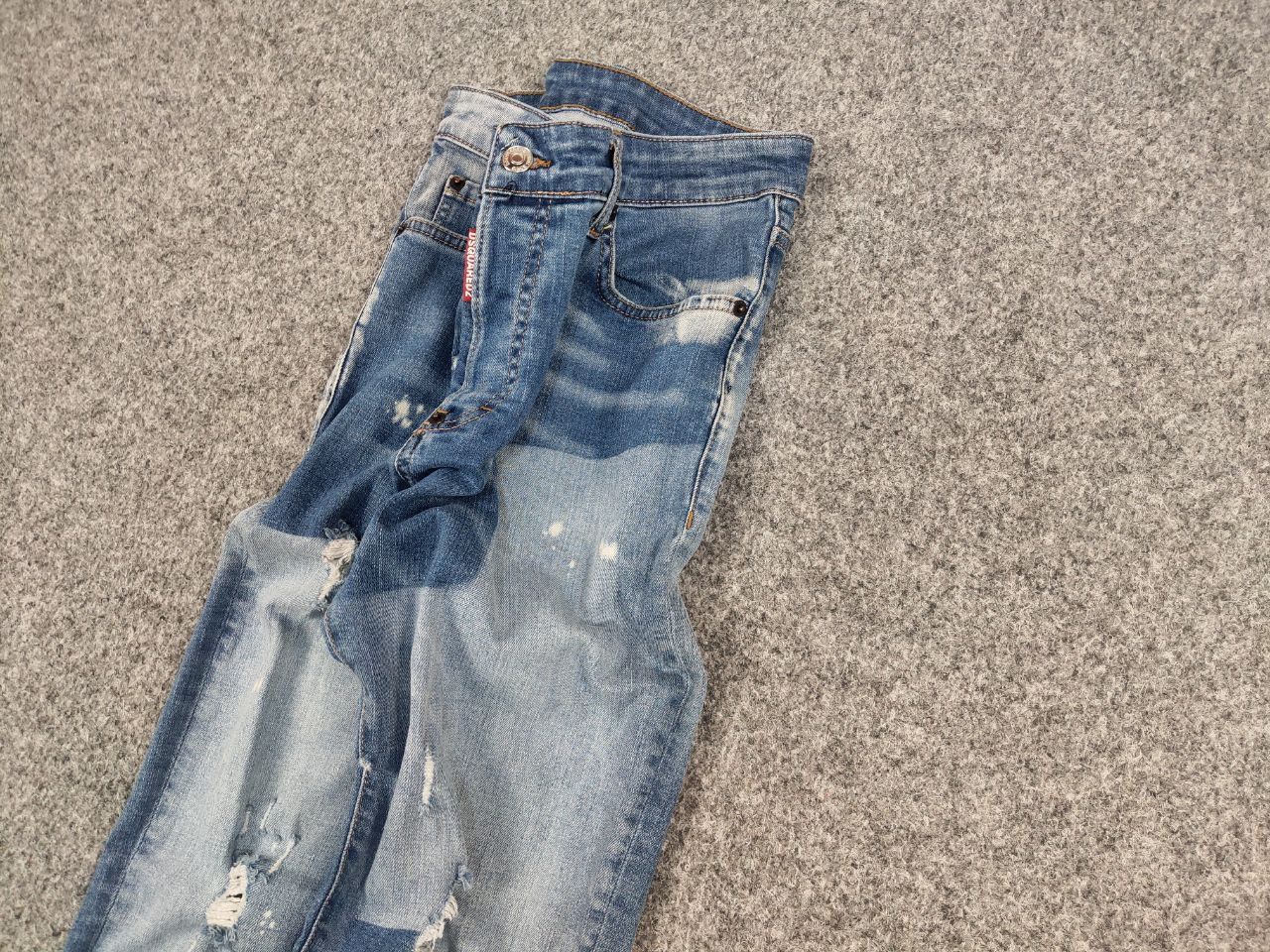 Dsquared2 Vintage 90s Dsquared2 authentic Distressed Paint Denim Jeans Size US 32 / EU 48 - 5 Thumbnail