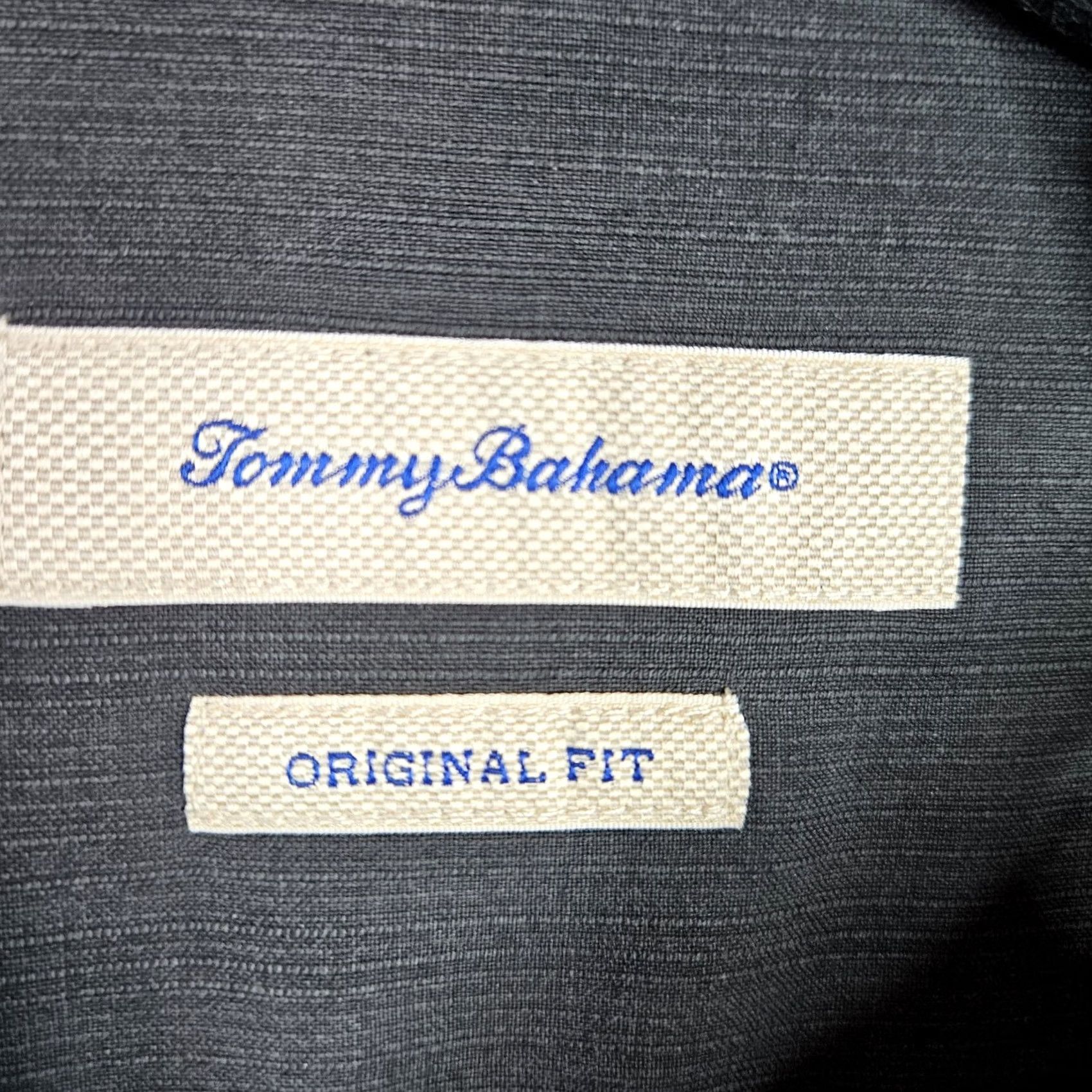 Tommy Bahama Tommy Bahama Shirt 100% Silk Gray Floral Embroidered Button-Up XL Regular Adult Men’s Short Sleeve Vintage? No Size US XL / EU 56 / 4 - 6 Thumbnail