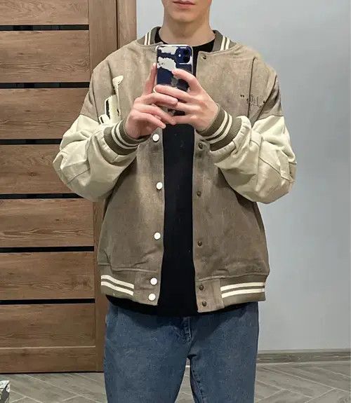Handmade × Japanese Brand Monster Force Bomber Jacket Varsity🔥🔥🔥 Size US M / EU 48-50 / 2 - 3 Thumbnail