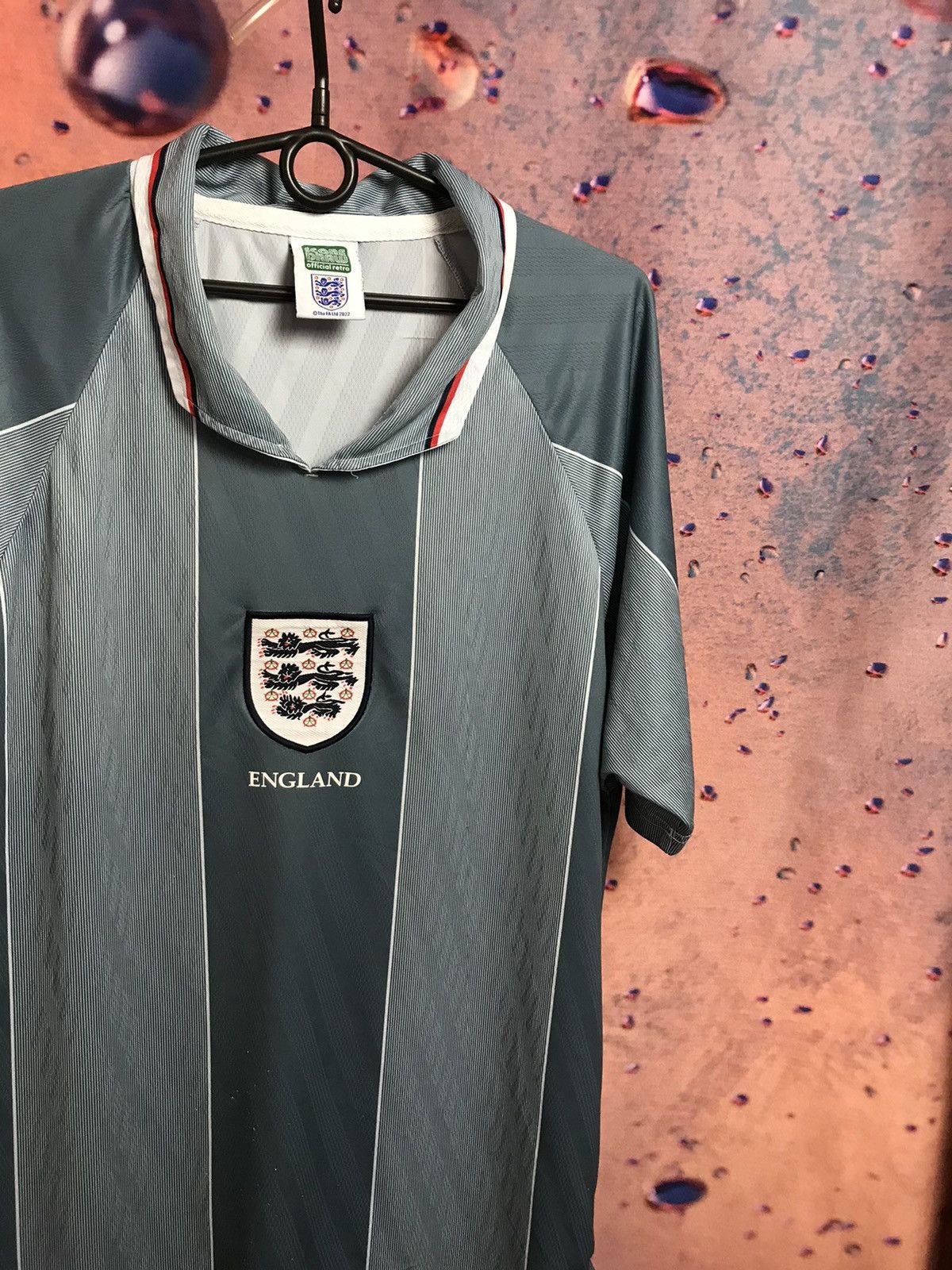 Vintage England streetwear soccer jersey Size US L / EU 52-54 / 3 - 1 Thumbnail
