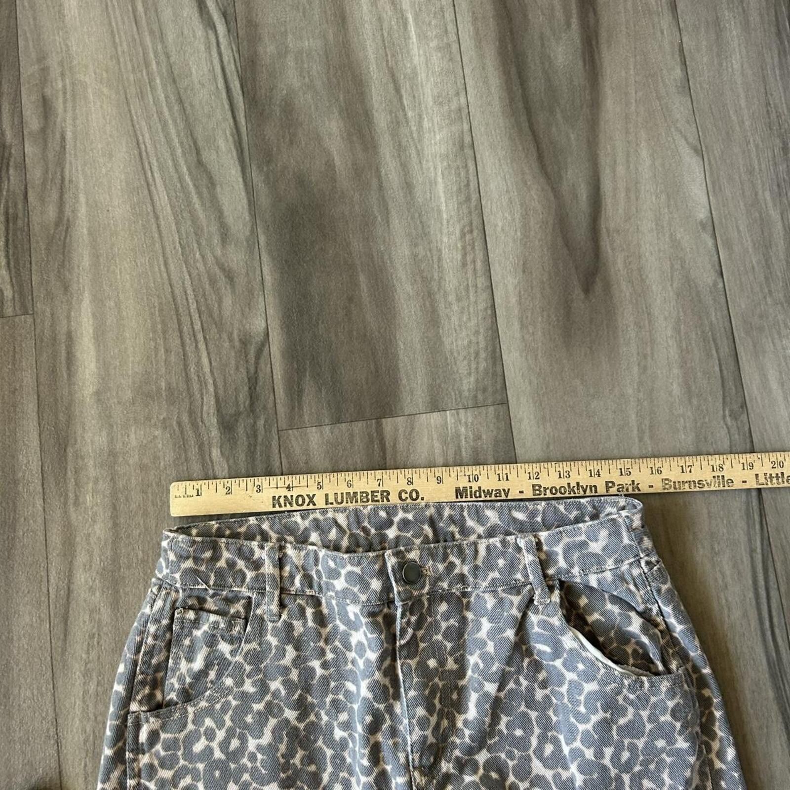 Other Sick Cheetah leopard print wide leg denim jeans pants Size M Size 32" / US 10 / IT 46 - 5 Thumbnail