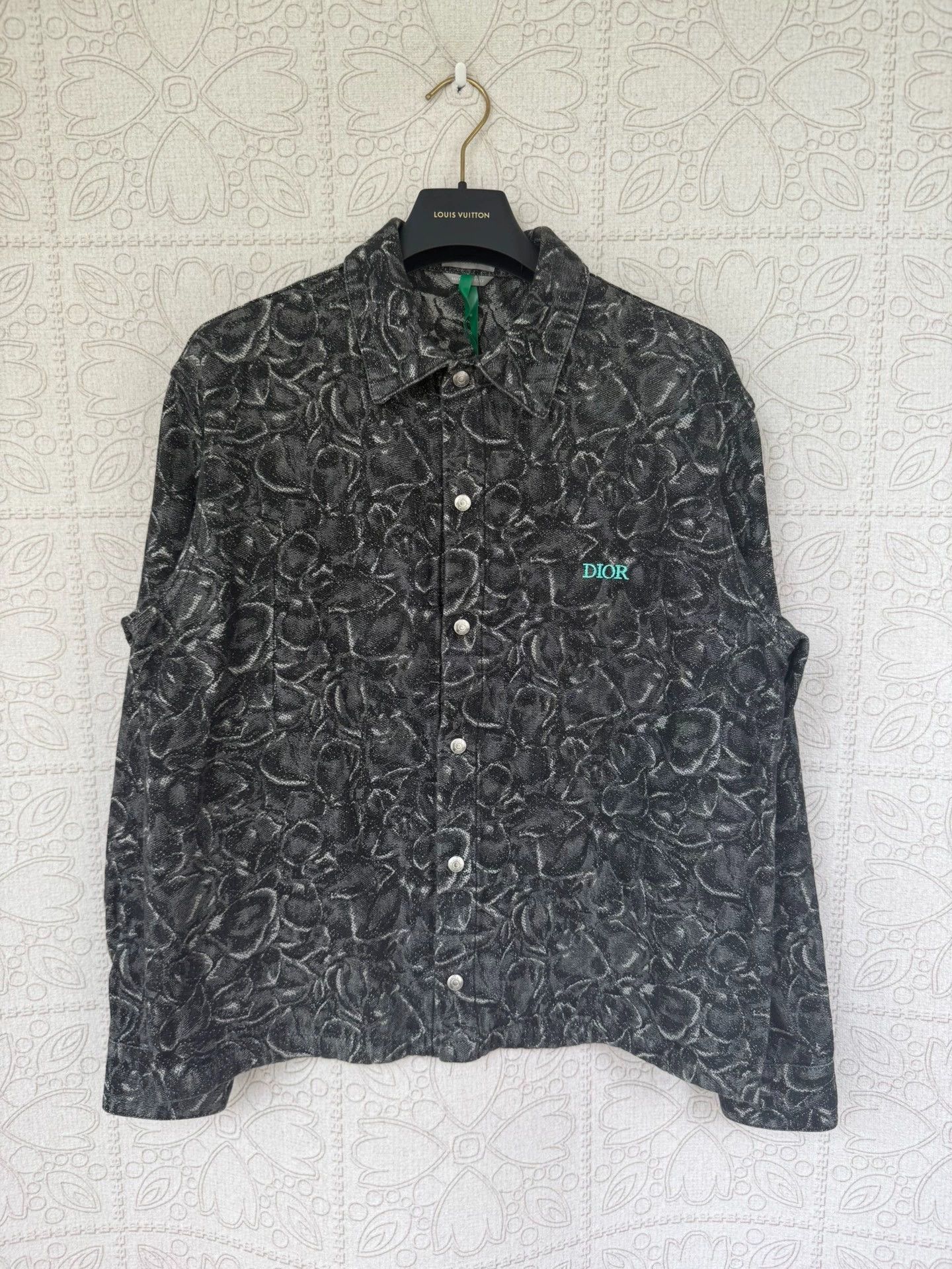 Dior dior x jardin embroidered logo jacket size 46 Size US L / EU 52-54 / 3 - 1 Thumbnail