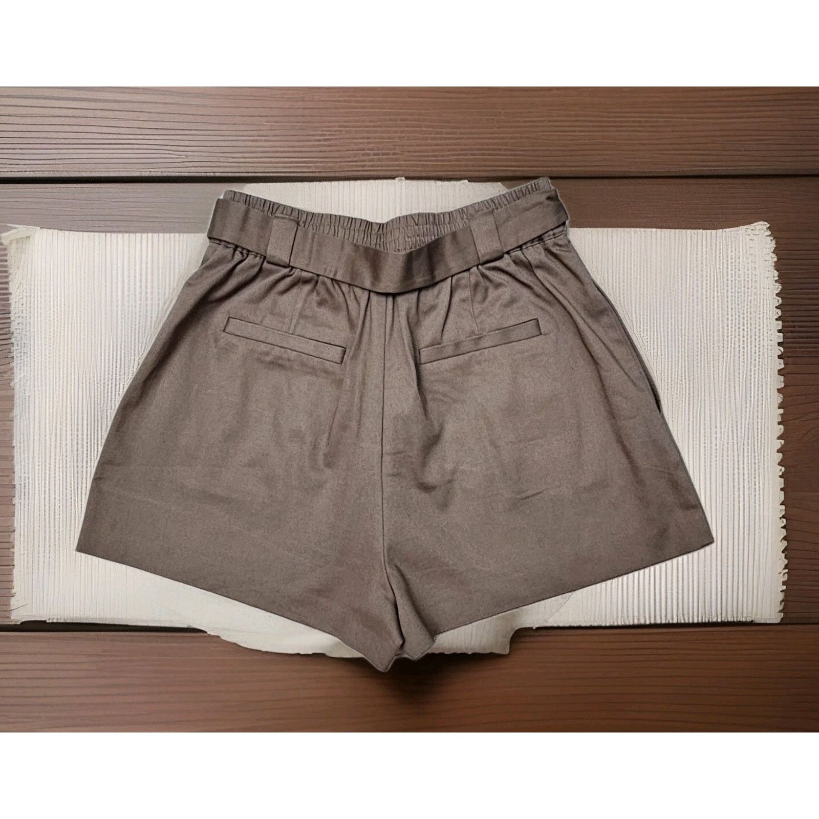Ted Baker TED BAKER D Ring High Waisted Brown Short $225 Size 1 Size 25" / US 0 / IT 36 - 3 Thumbnail
