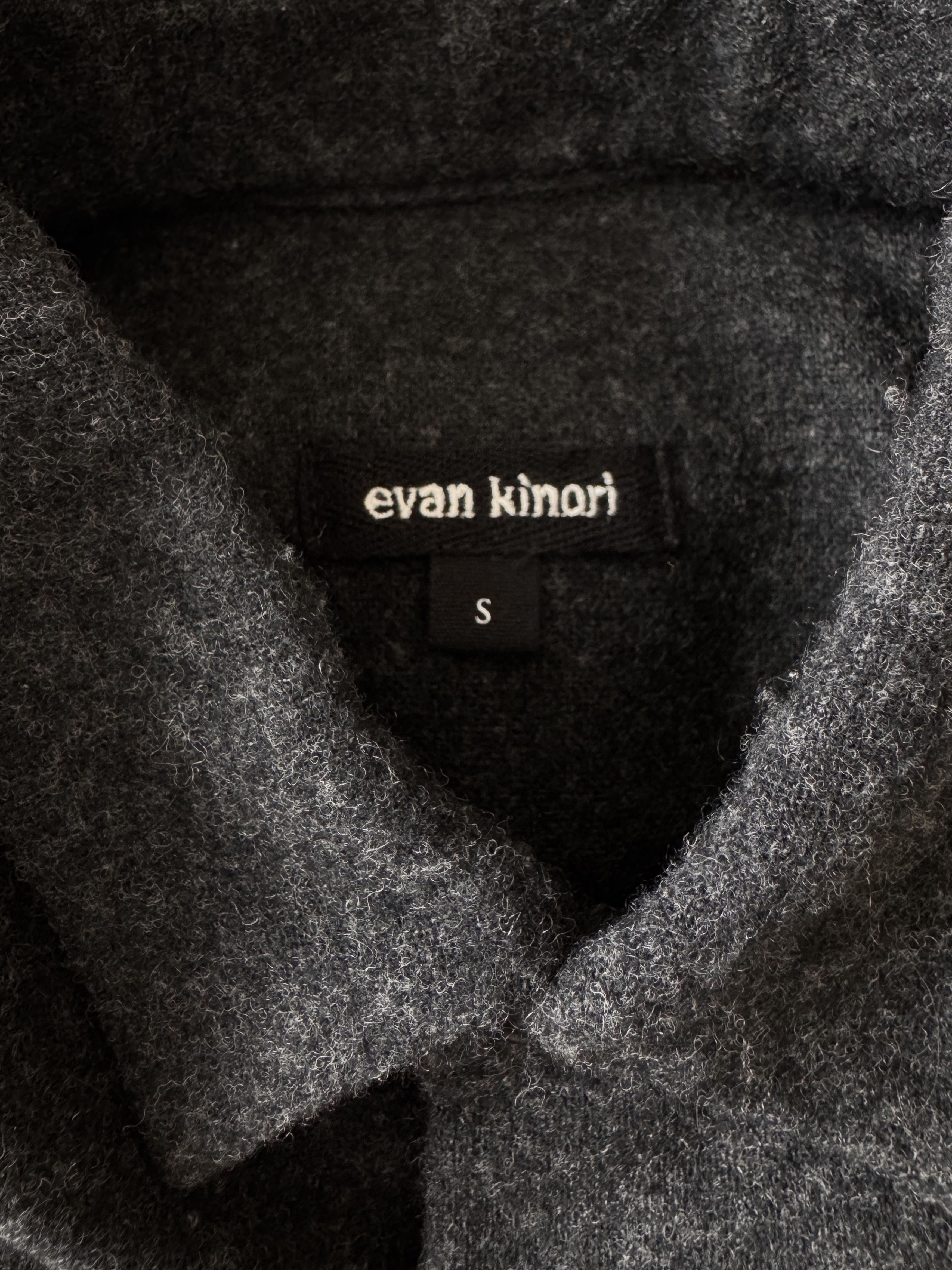 Evan Kinori Evan Kinori Big Shirt Two Brushed Cashmere/Wool Small Size US S / EU 44-46 / 1 - 6 Thumbnail
