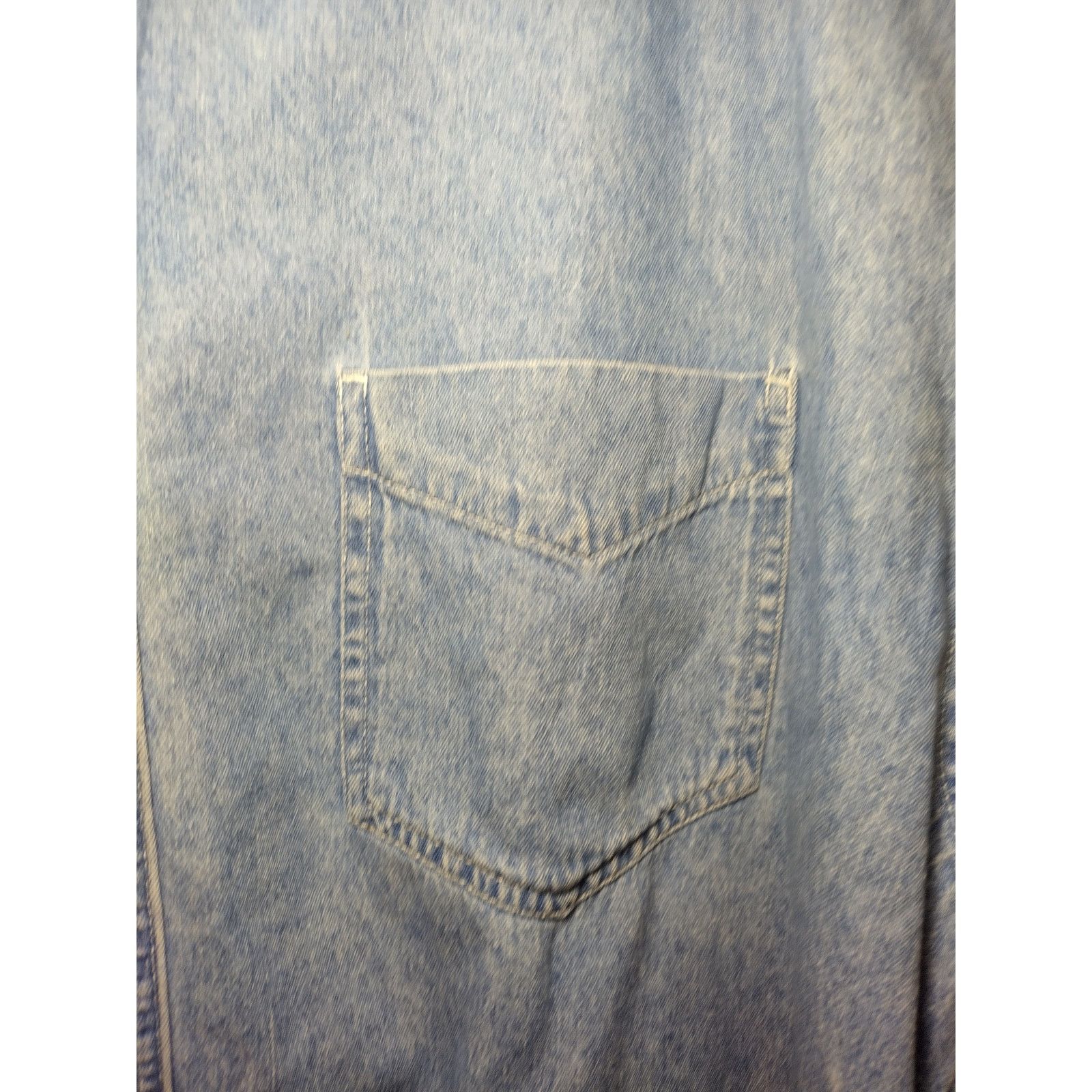 Old Navy Old Navy Mens Shirt Long Sleeves Button Down Pockets Denim Size US XXL / EU 58 / 5 - 3 Thumbnail