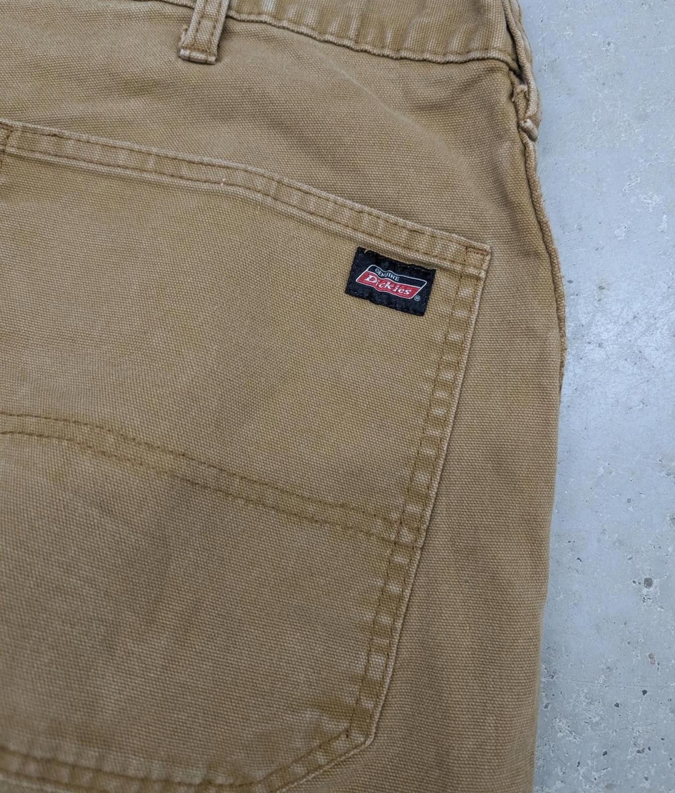 Dickies 2000s Y2K Dickies Brown Carpenter Canvas Pants Size US 38 / EU 54 - 3 Thumbnail