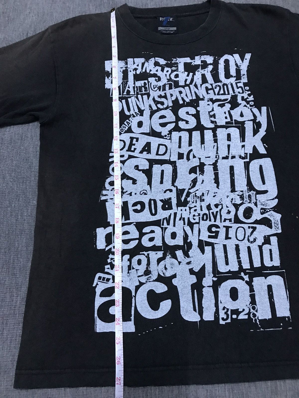 Destroy Anarchy PunkSpring 2015 Sunfaded Tees