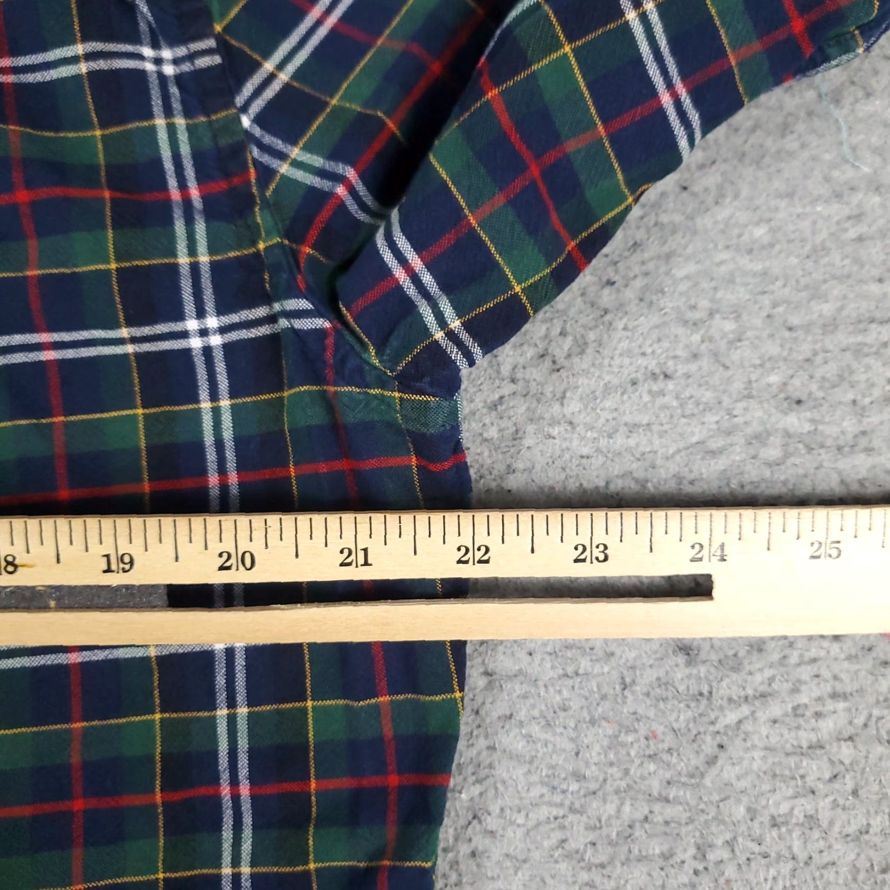 American Eagle Outfitters American Eagle Button-Up Shirt Mens Medium Blue Green Plaid Long Sleeve Size US M / EU 48-50 / 2 - 5 Thumbnail