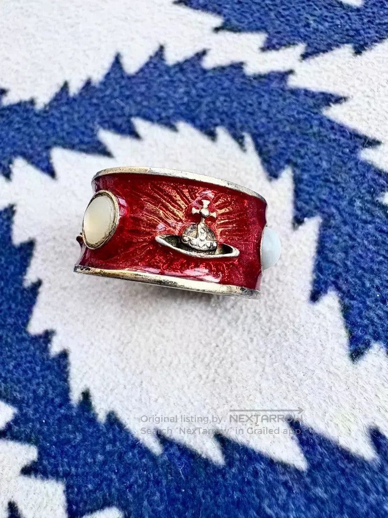 Vivienne Westwood Vivienne Westwood Vintage red king ring Size ONE SIZE - 2 Thumbnail