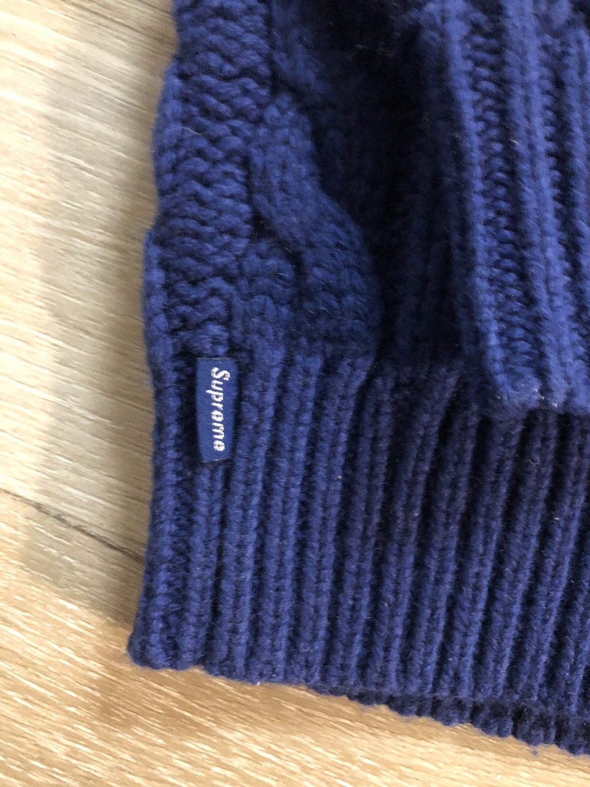 Supreme Supreme Appliqué Cable Knit Sweater Size US M / EU 48-50 / 2 - 4 Thumbnail