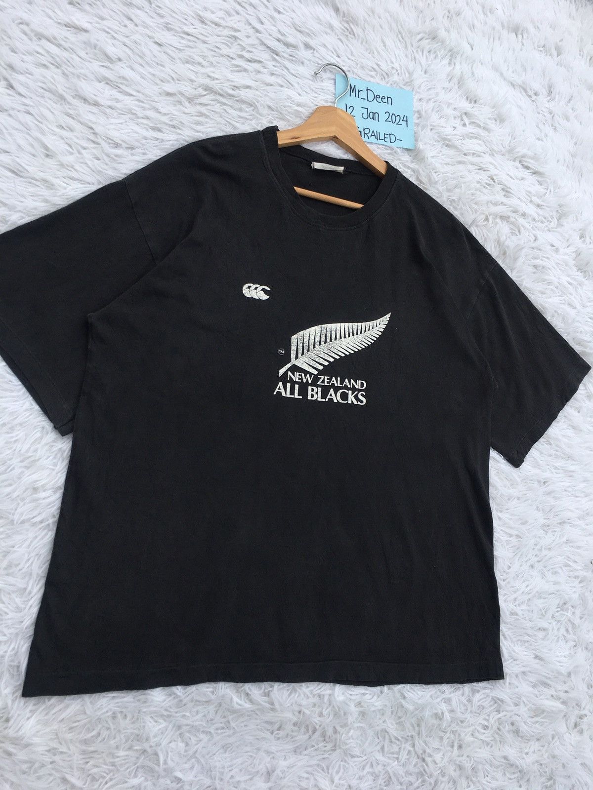 Canterbury of New Zealand Vintage CCC New Zealand All Blacks Tshirt Size US L / EU 52-54 / 3 - 4 Thumbnail