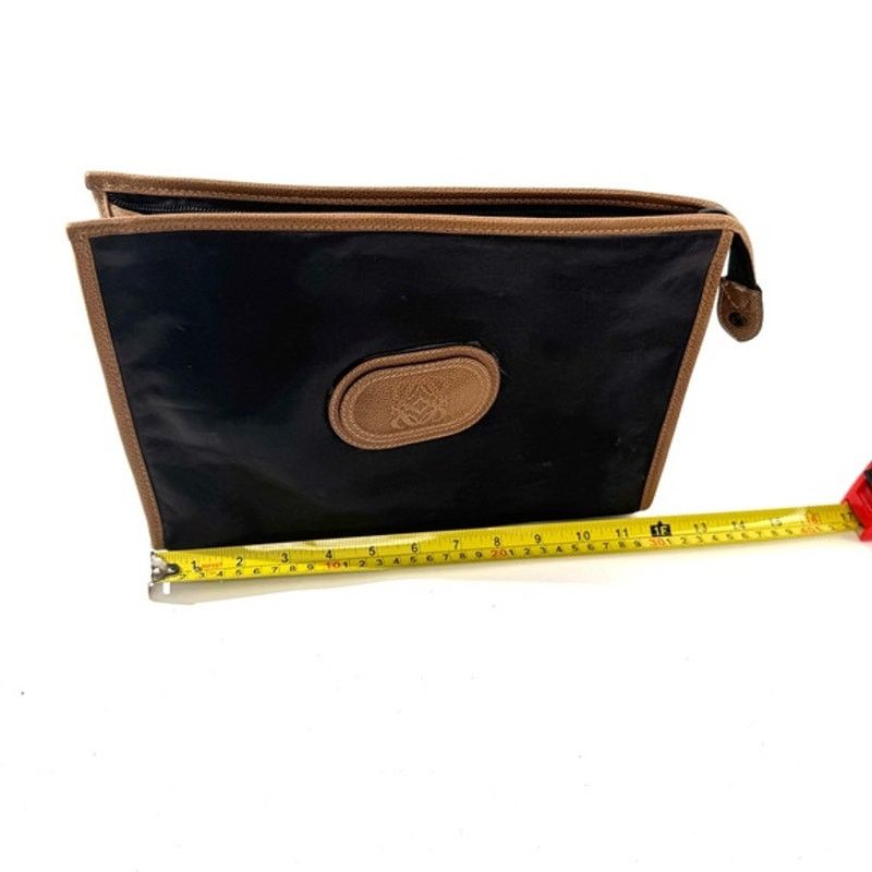 Loewe Loewe Black and Tan Leather Clutch Size ONE SIZE - 10 Thumbnail