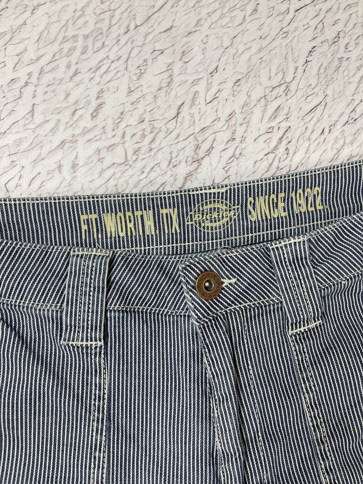 Dickies Dickies vintage striped carpenter single knee work pants Size 30" / US 8 / IT 44 - 9 Thumbnail
