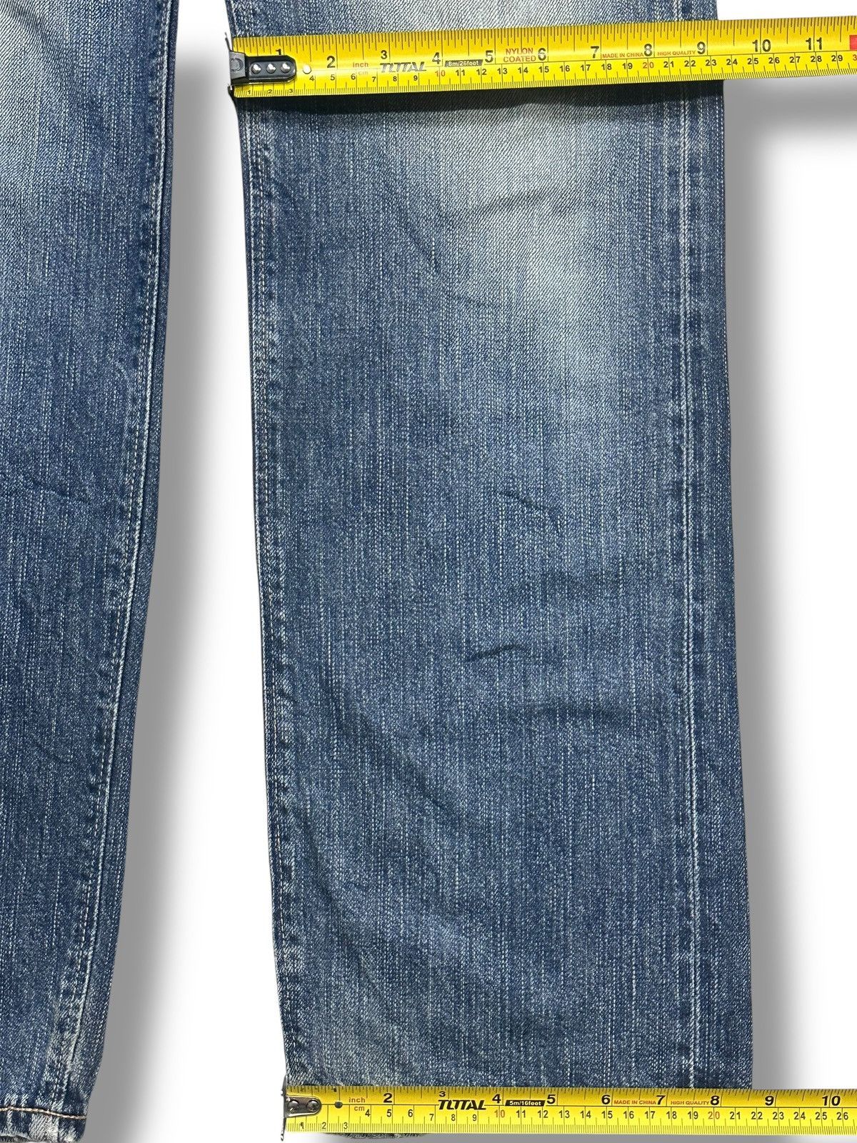 Edwin Vintage Insane Edwin 505z Orange Tab Selvedge Straight Jeans Size US 30 / EU 46 - 21 Thumbnail
