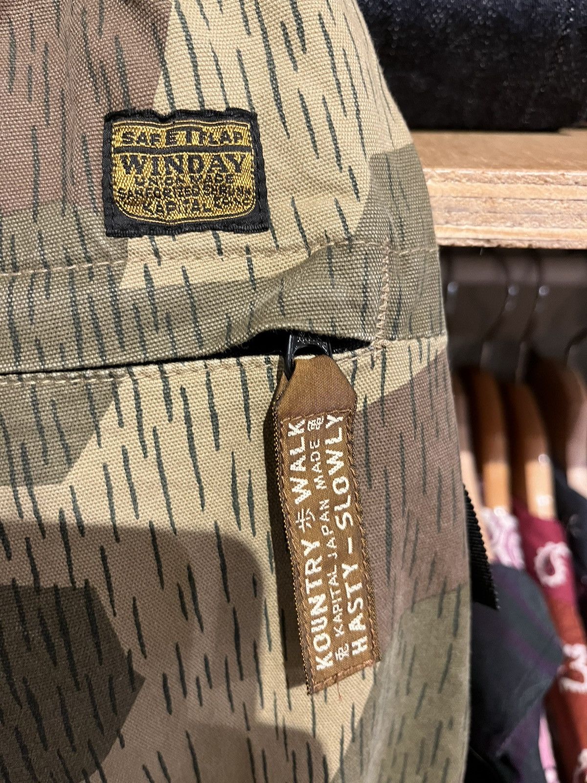 Kapital × Kapital Kountry BELOW RETAIL!! KAPITAL OX RAIN CAMO EAST REMAIN MAN PANTS Size US 32 / EU 48 - 3 Thumbnail