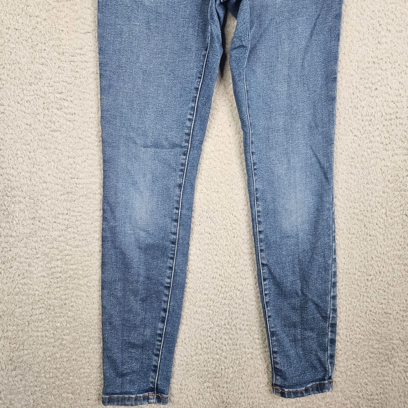 Everlane Everlane Jeans Ankle Regular 25 Blue Denim Cotton Polyester Spandex Women's Casual Slim Fit Mid Rise VINTAGE? Wait not vintage not needed Size 42" / US 20 - 7 Thumbnail
