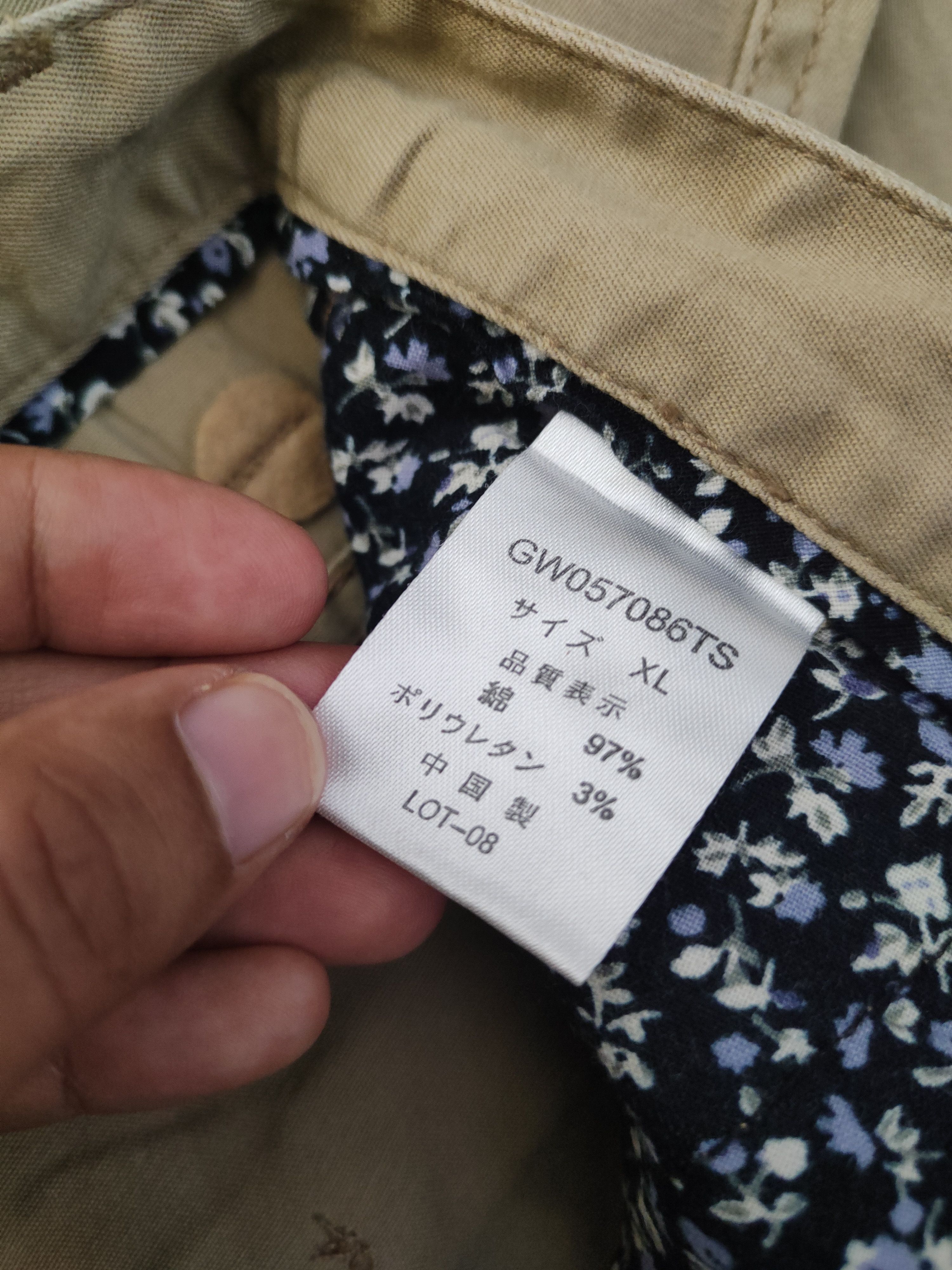 Global Work DL Shuca Global Work Beige Multipocket Cargo Pants #1375 Size 32" / US 10 / IT 46 - 12 Thumbnail
