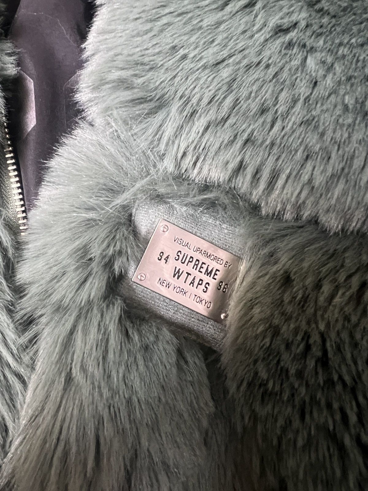 Supreme × Wtaps Supreme X WTAPS faux fur small green bomber hooded jacket Size US S / EU 44-46 / 1 - 6 Thumbnail