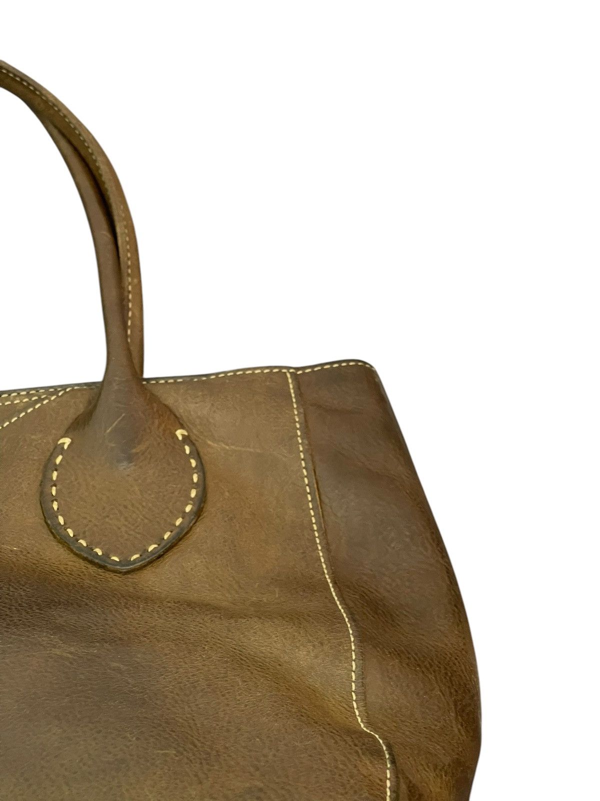 Genuine Leather Full Leather Genten Japan Tote Shoulder Bag 1🟩9 Size ONE SIZE - 20 Thumbnail