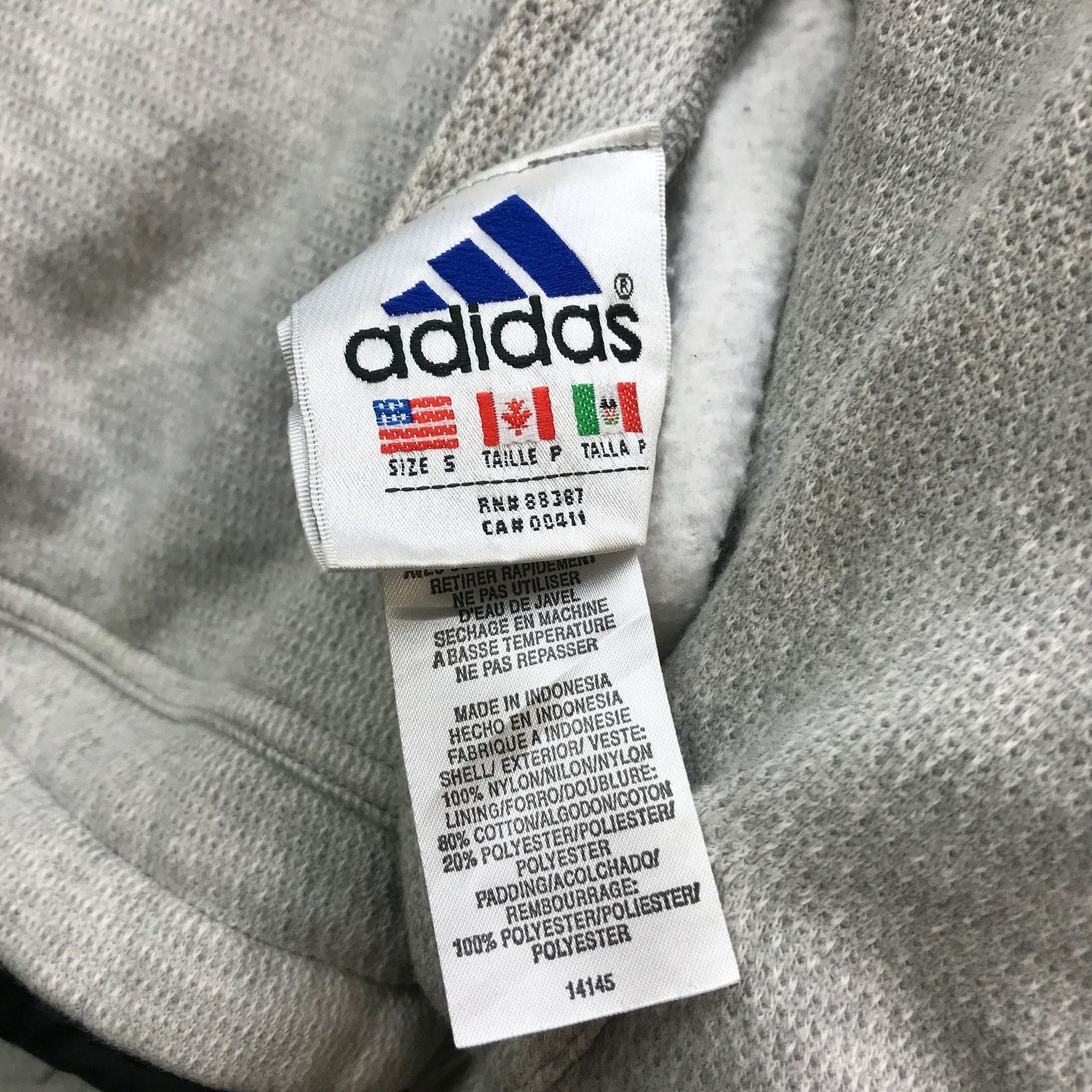 Adidas Vintage 90s Adidas Reversible 1/2 Zip Jacket Hoodie Mens S Size US S / EU 44-46 / 1 - 3 Thumbnail