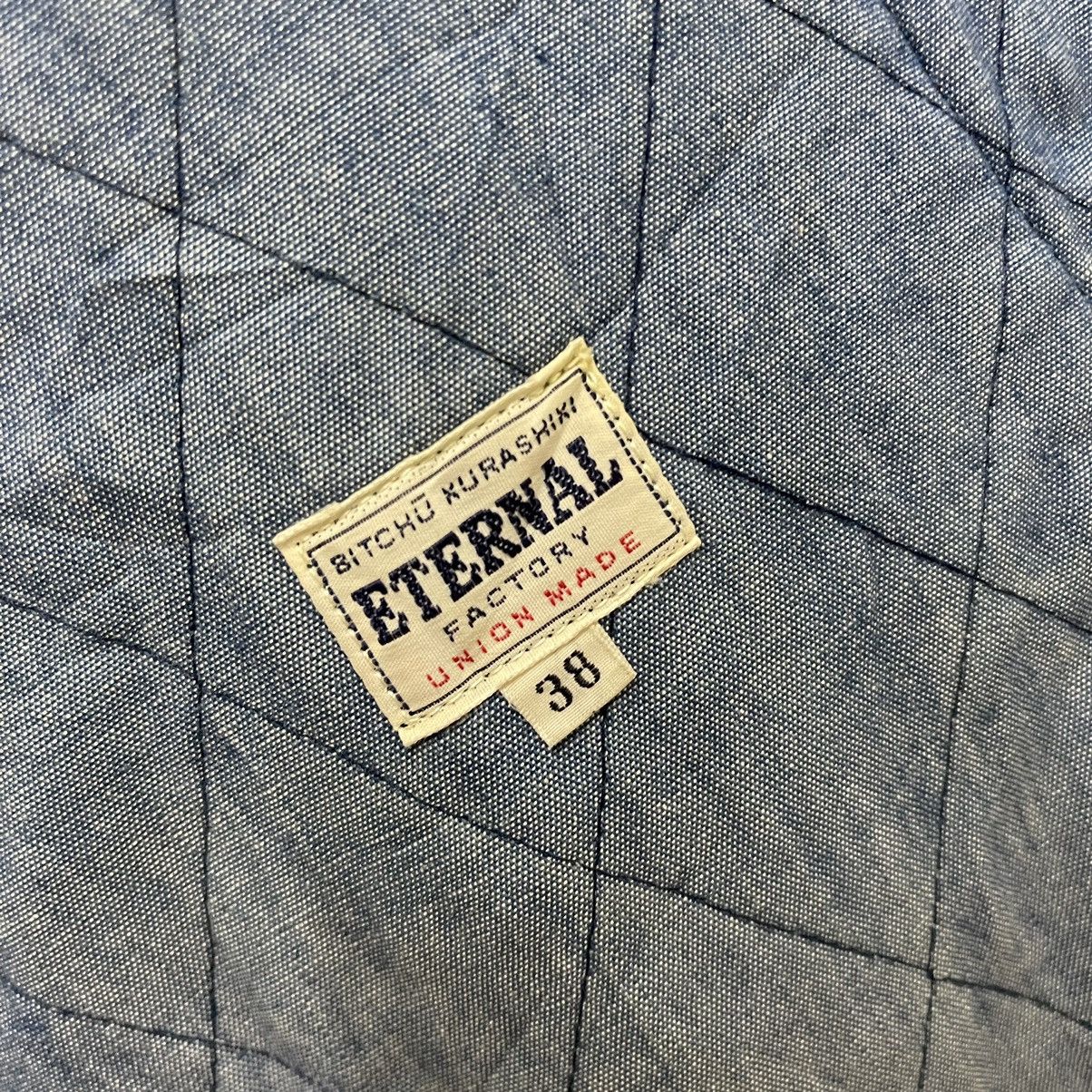 Eternal × Japanese Brand × Vintage Vintage Bitchu Kurashiki Eternal Zipper Jean Jacket Size S Size US S / EU 44-46 / 1 - 12 Thumbnail