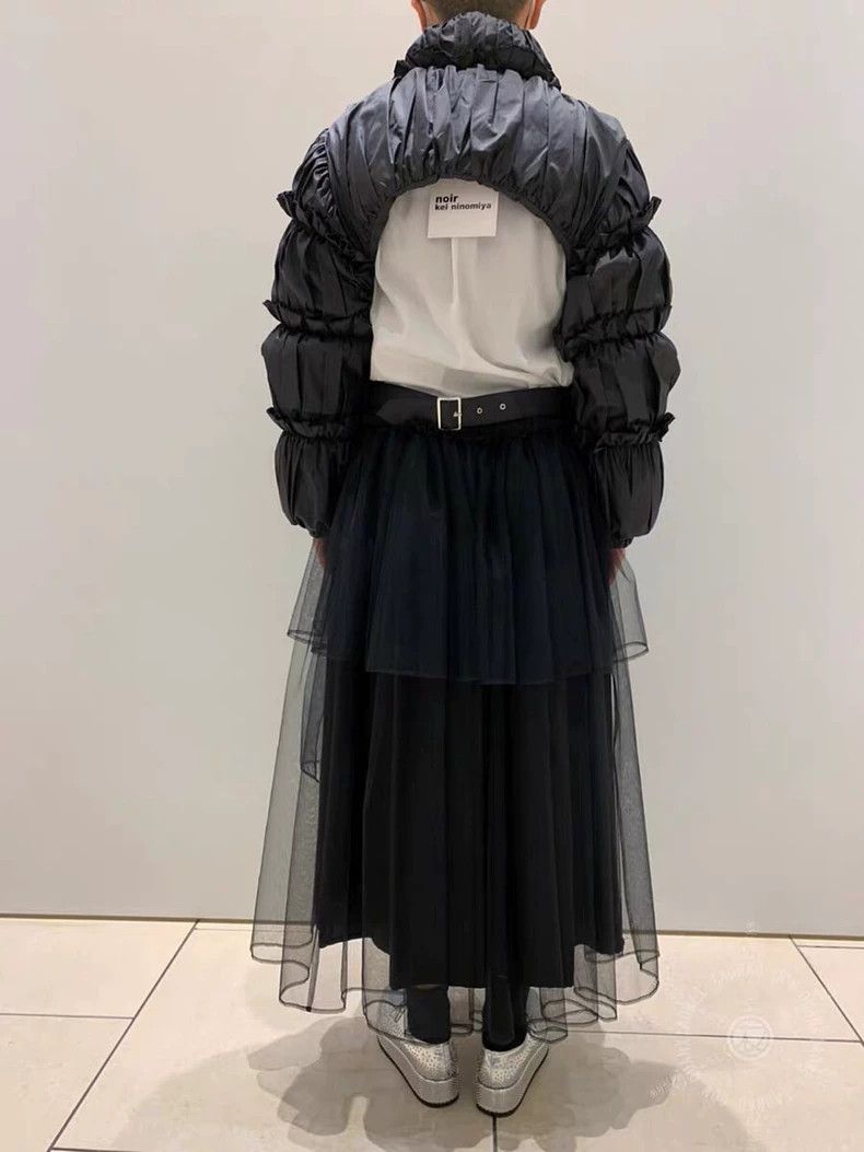 Comme des Garcons Comme Des Garcons Polyester zipper hollowed-out down jacke Size S / US 4 / IT 40 - 4 Thumbnail