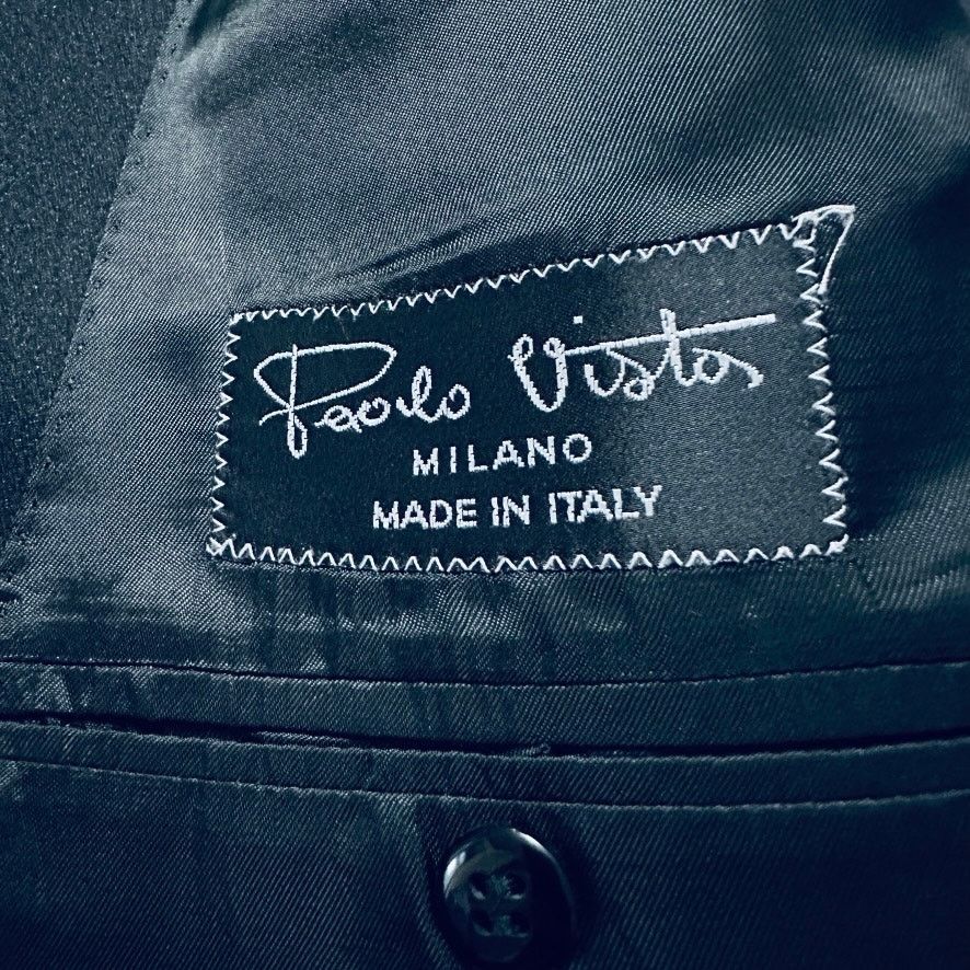 Vintage Paolo Vista black tuxedo jacket Size 46R - 5 Thumbnail