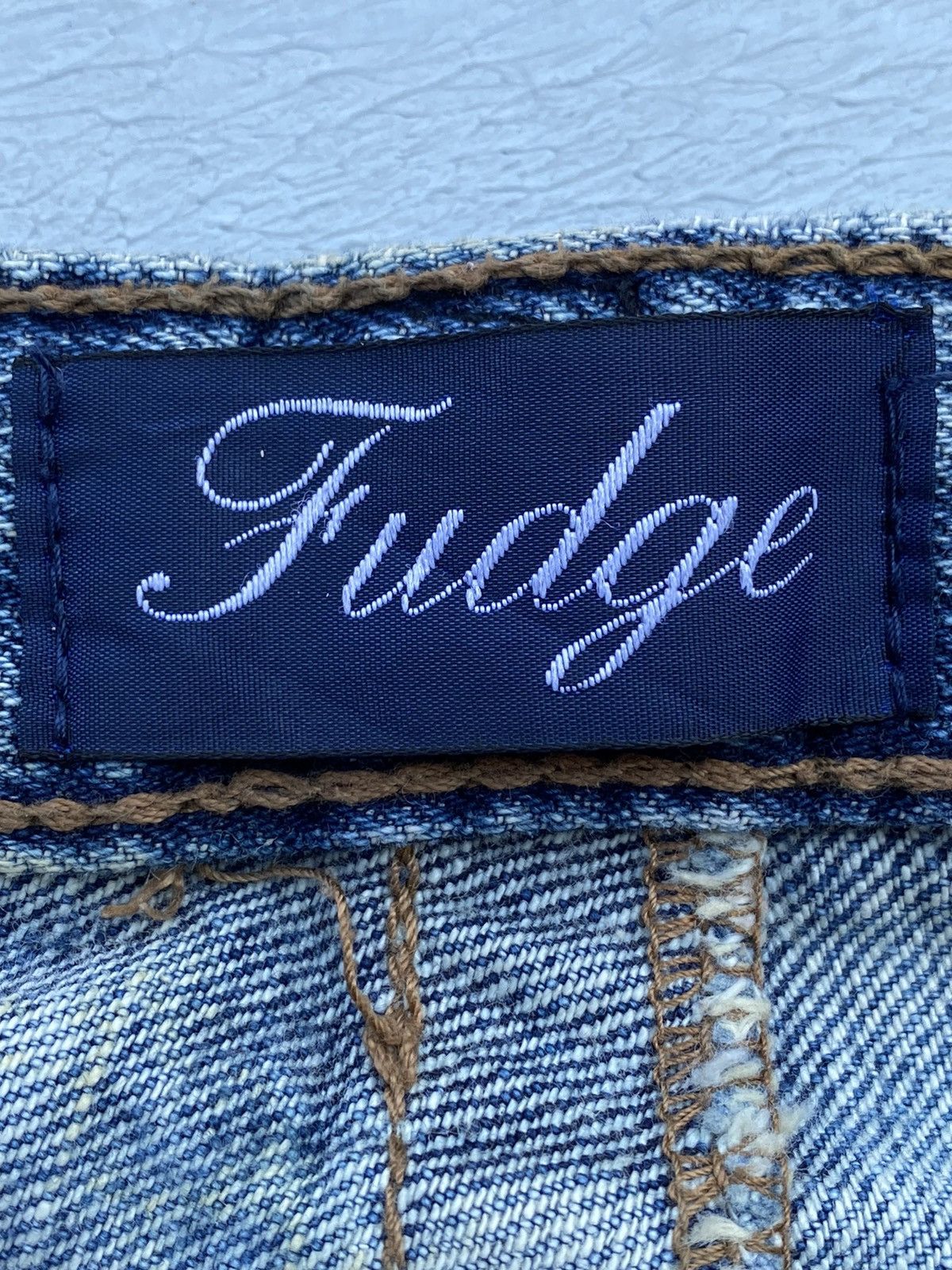 If Six Was Nine × Japanese Brand Fudge Distressed Denim Pants Size US 34 / EU 50 - 15 Thumbnail